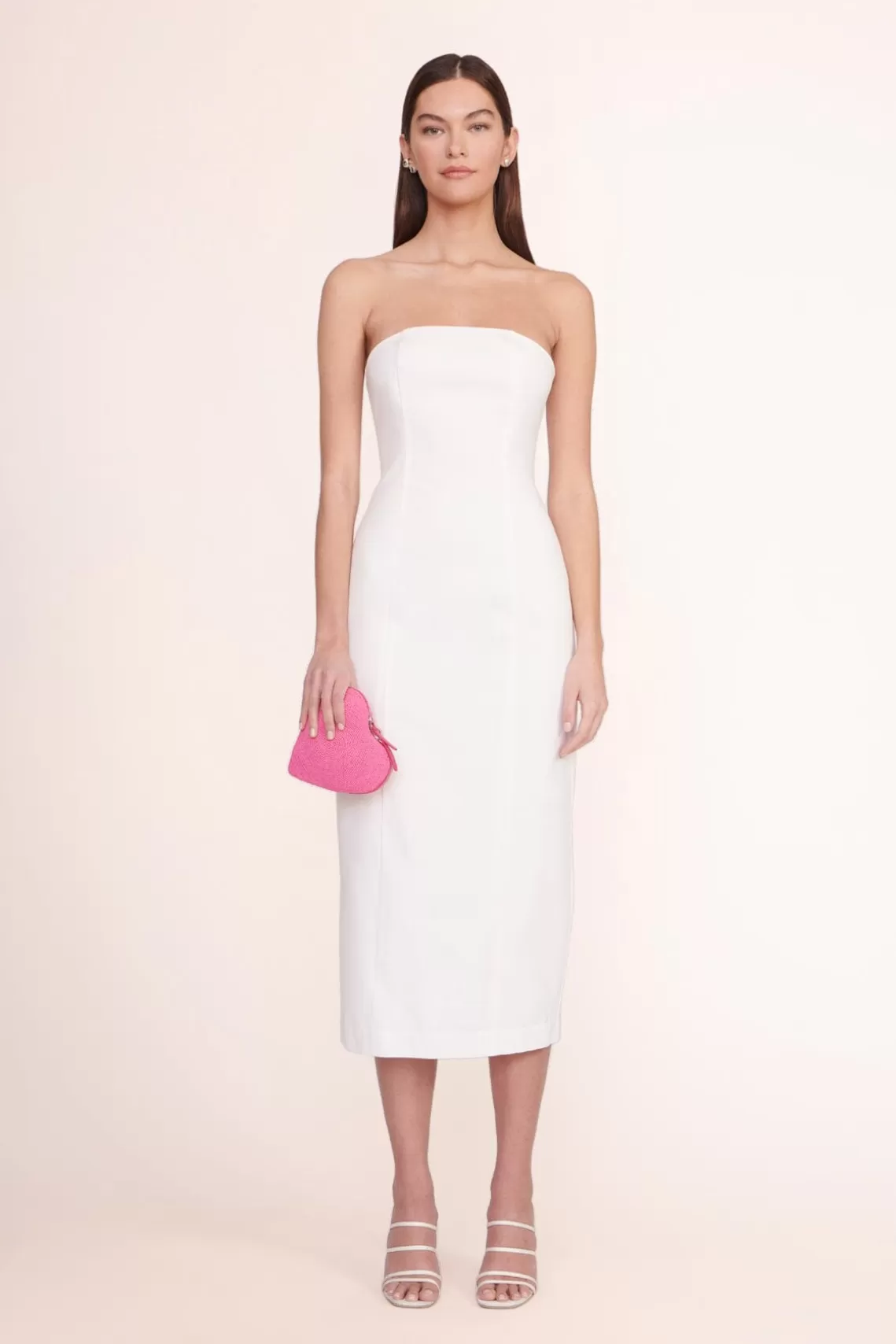 BRIDE STAUD Occasion Dresses-BEADED HEART CLUTCH - BLOSSOM