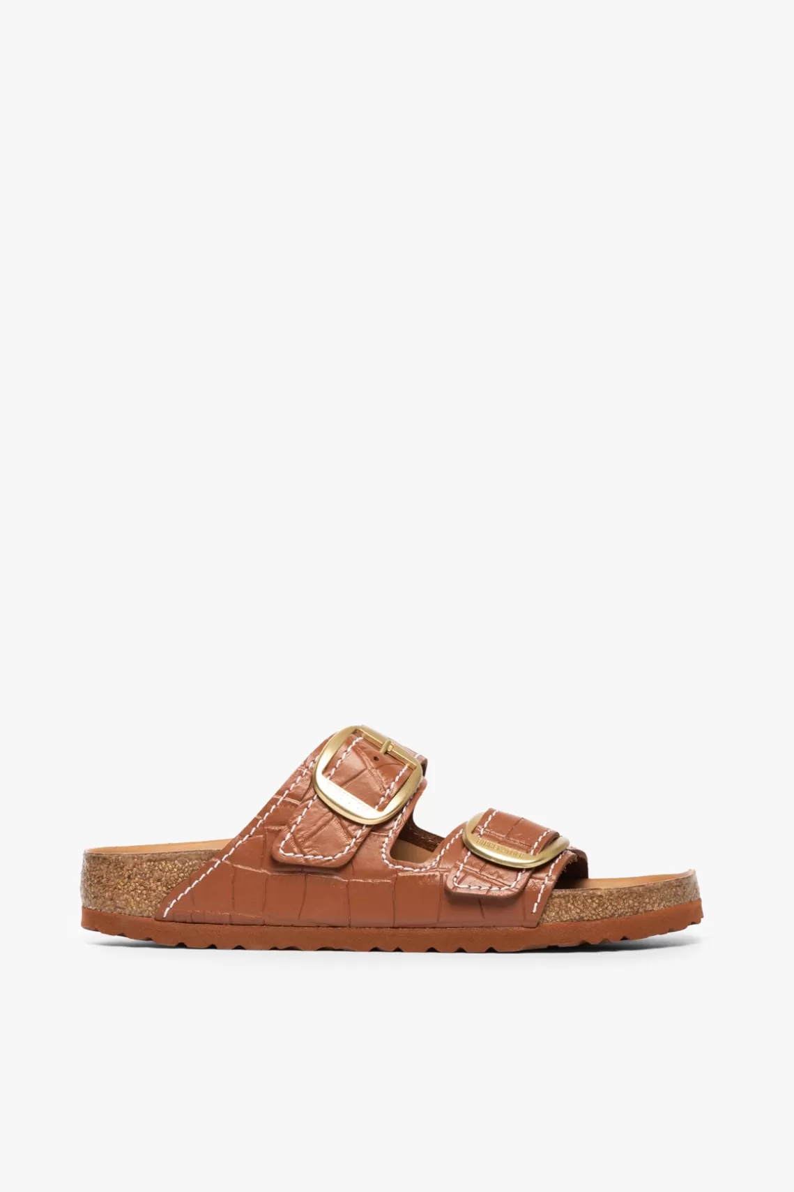 SHOES STAUD -BIRKENSTOCK + ARIZONA SANDAL SADDLE CROC EMBOSSED