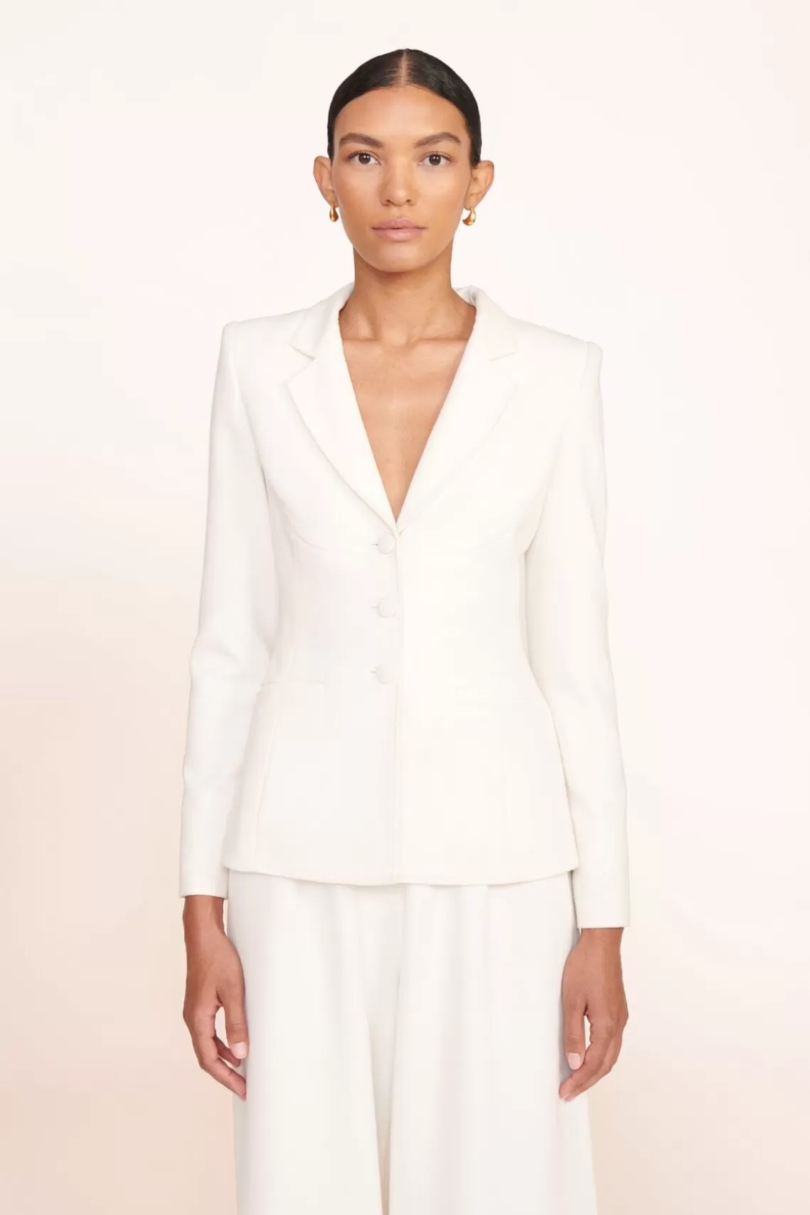 CLOTHING STAUD -CARSON BLAZER - IVORY