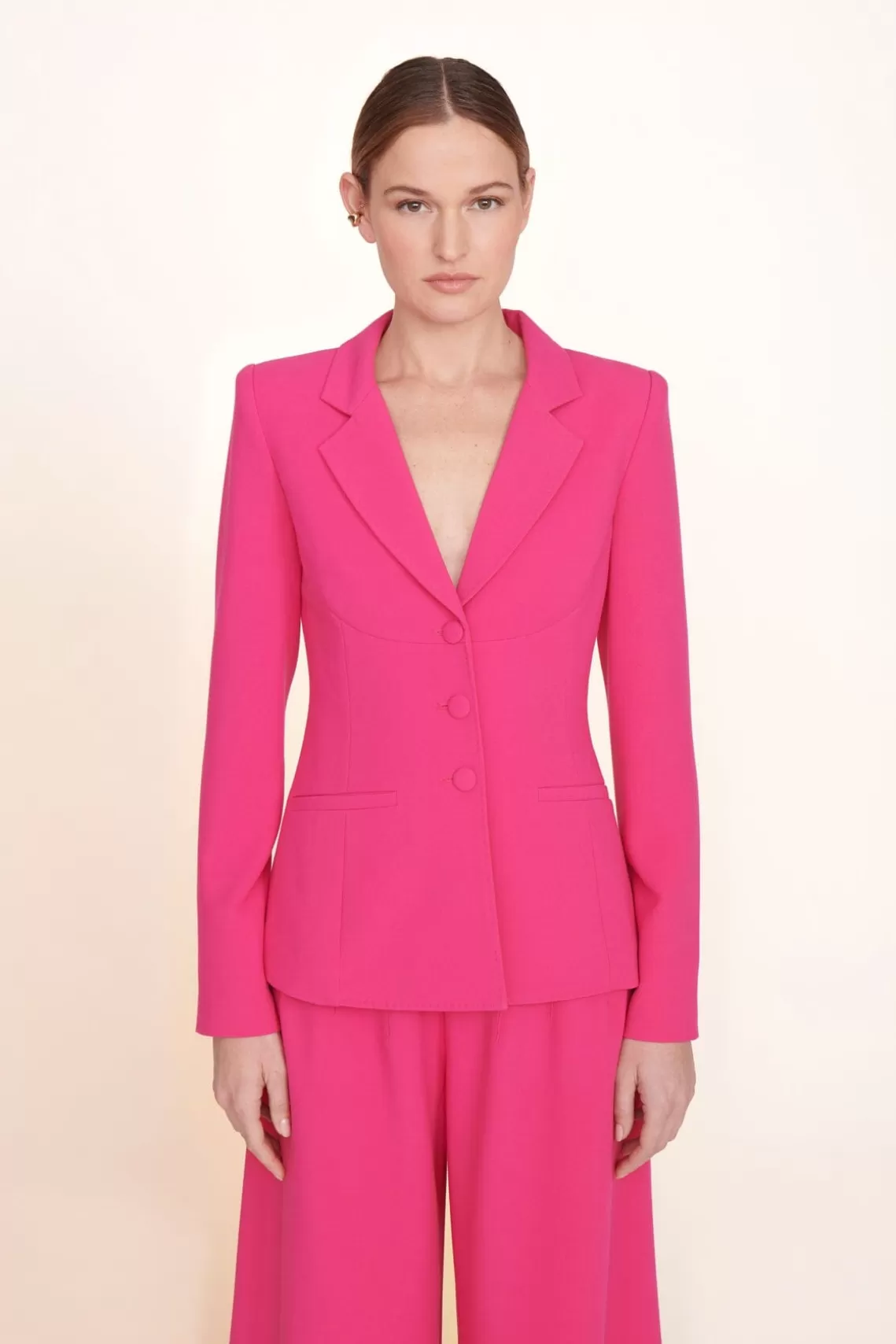 CLOTHING STAUD -CARSON BLAZER - MAGENTA