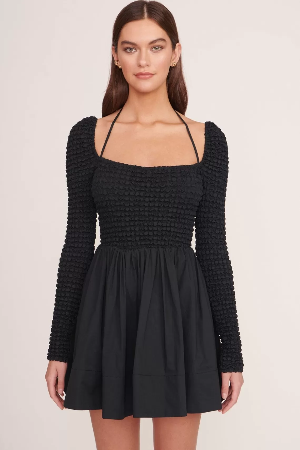 CLOTHING STAUD -CASSIDY DRESS - BLACK