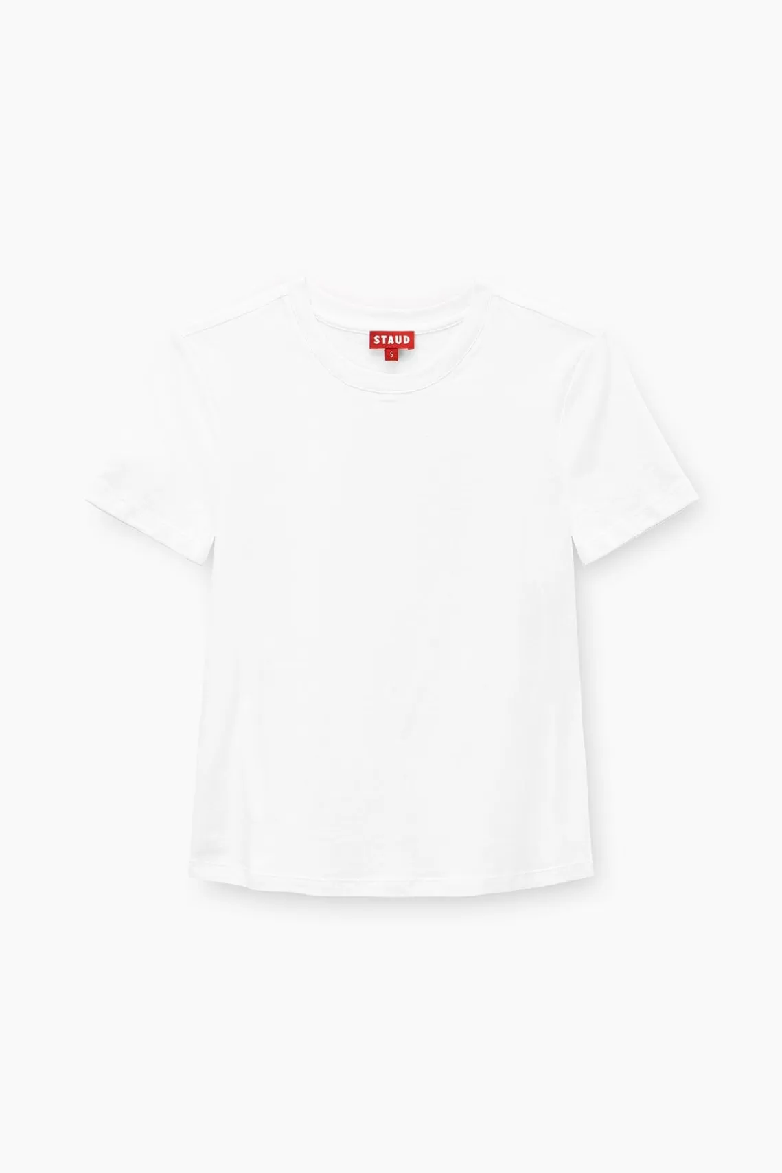 CLOTHING STAUD -CREW NECK T SHIRT - WHITE