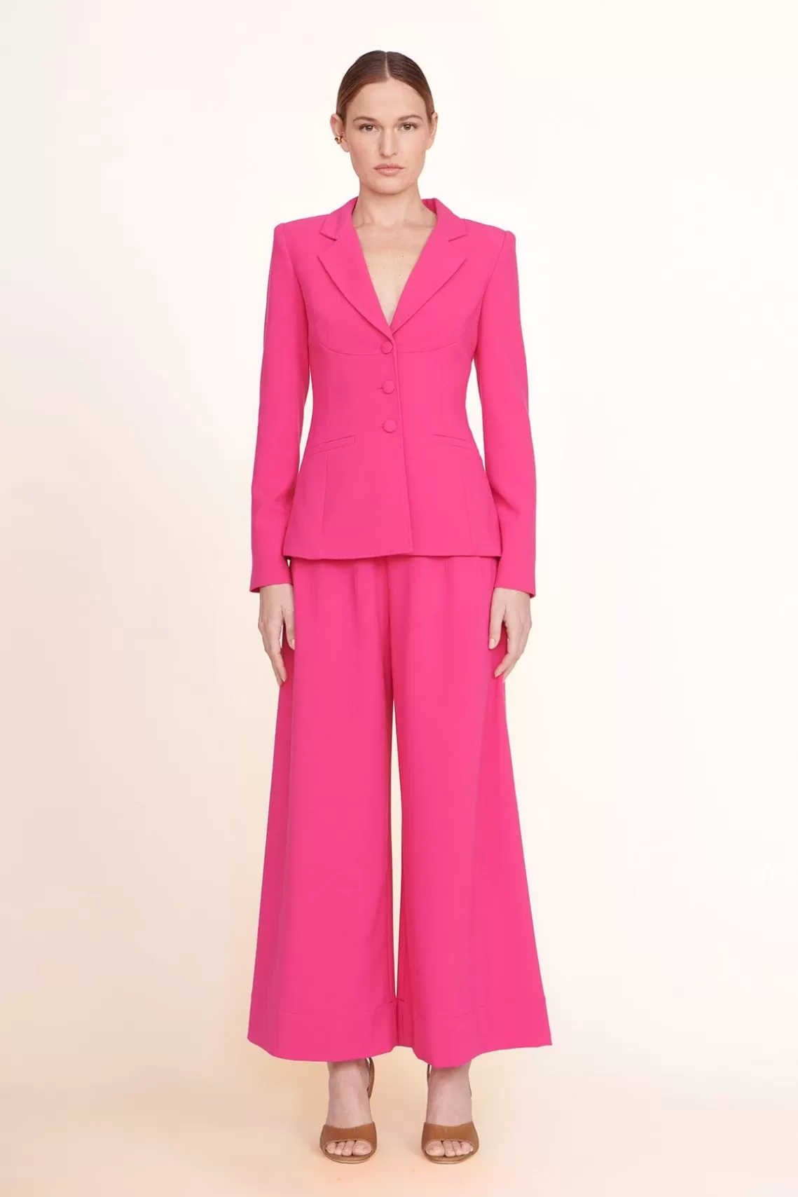 CLOTHING STAUD -CROPPED CALEB PANT - MAGENTA