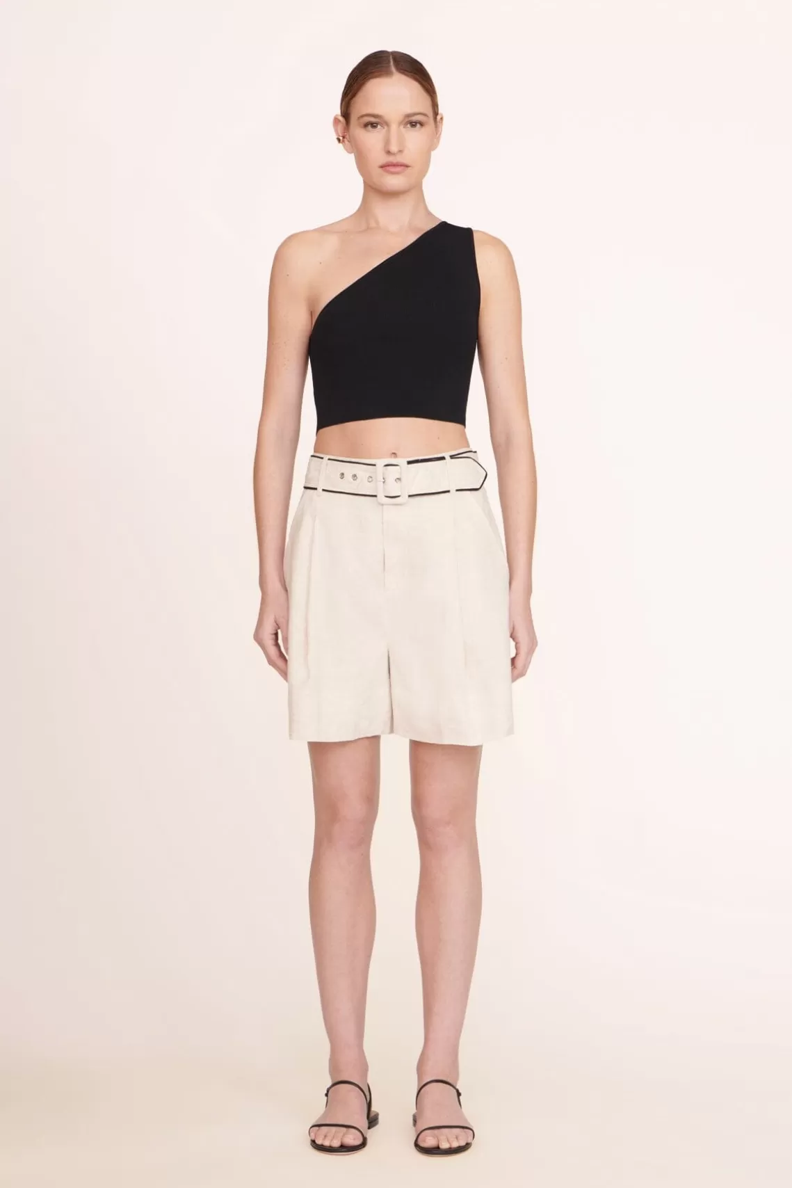 CLOTHING STAUD -ERIS SHORT - NATURAL BLACK