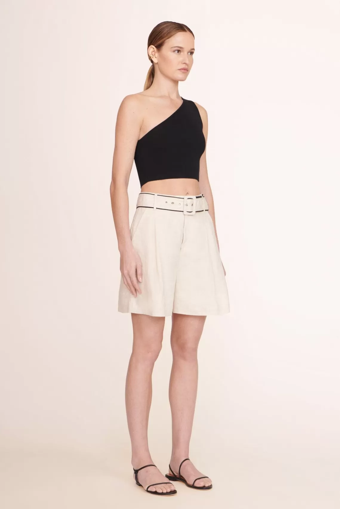 CLOTHING STAUD -ERIS SHORT - NATURAL BLACK