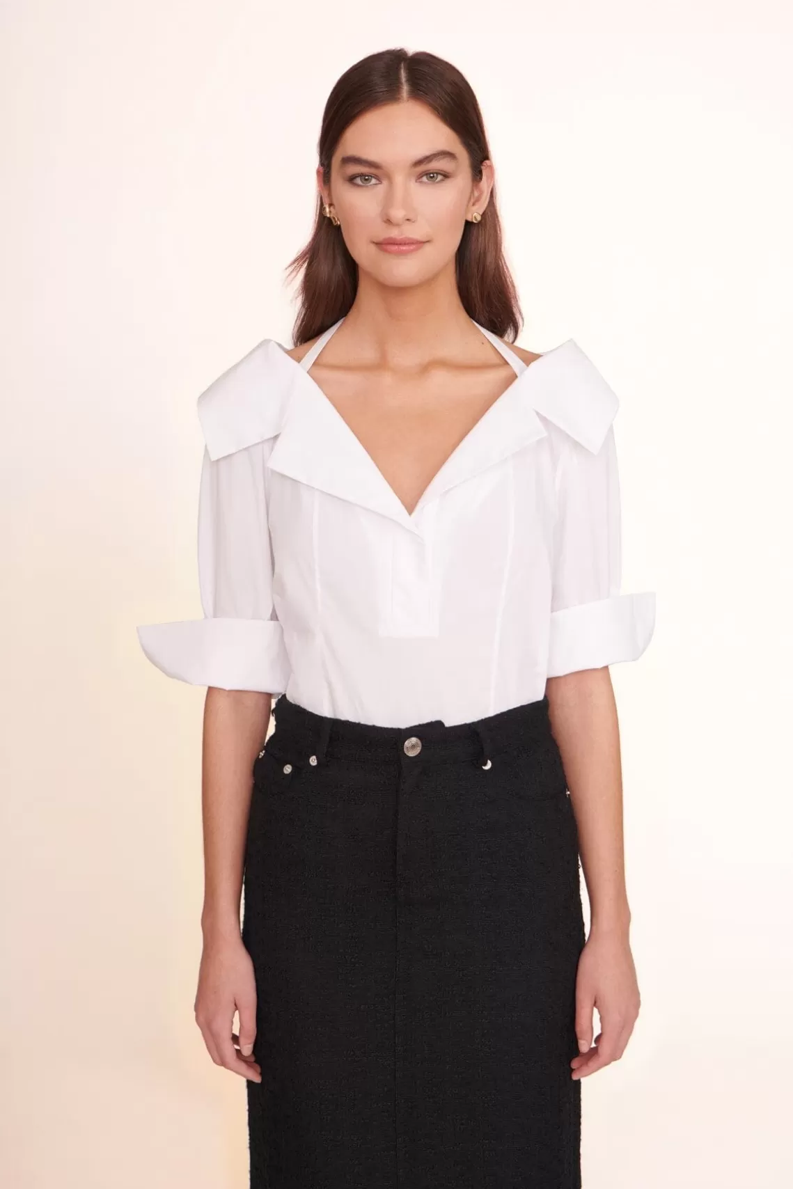 CLOTHING STAUD -FELICITY TOP - WHITE