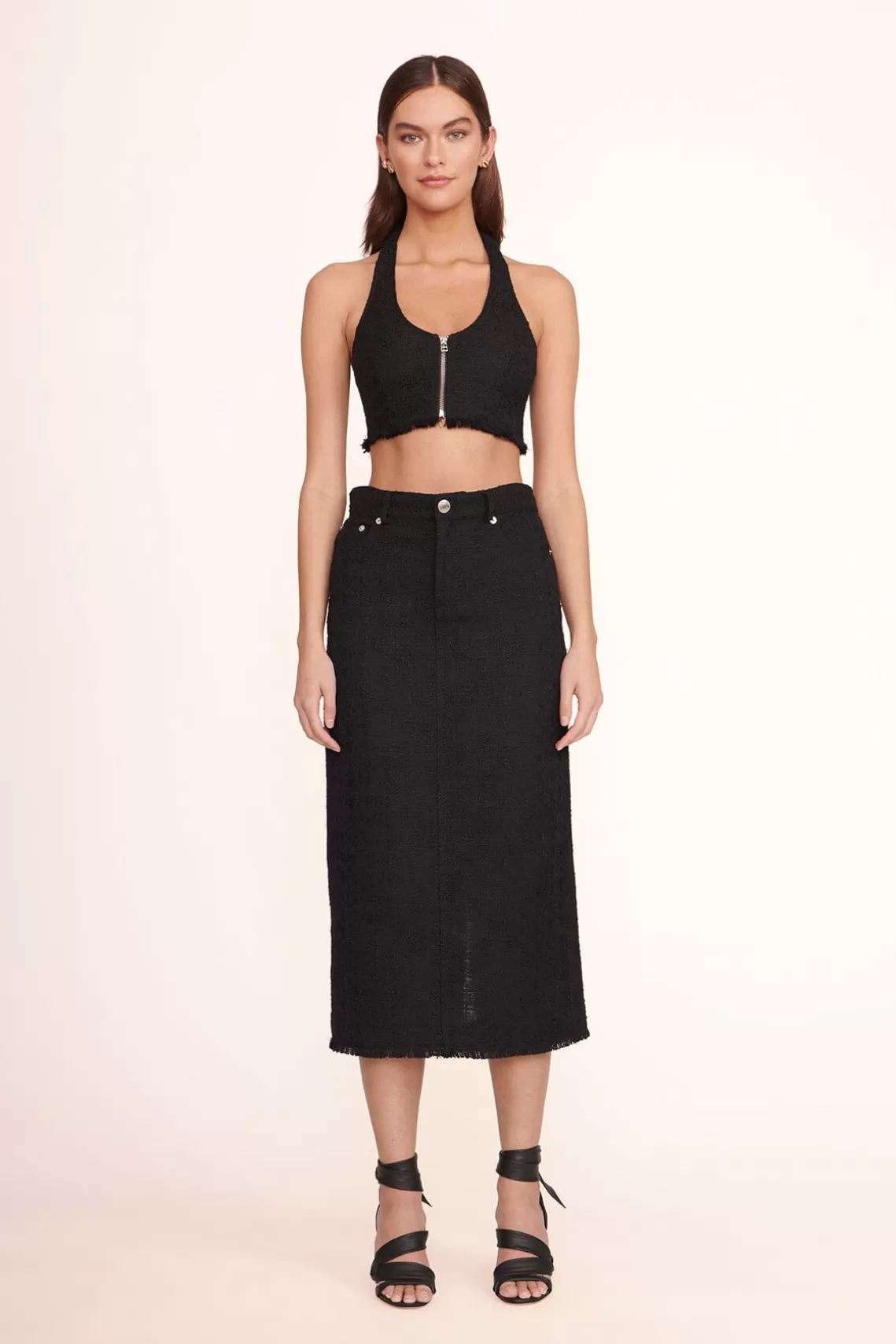 CLOTHING STAUD -GUINEVERE SKIRT - BLACK