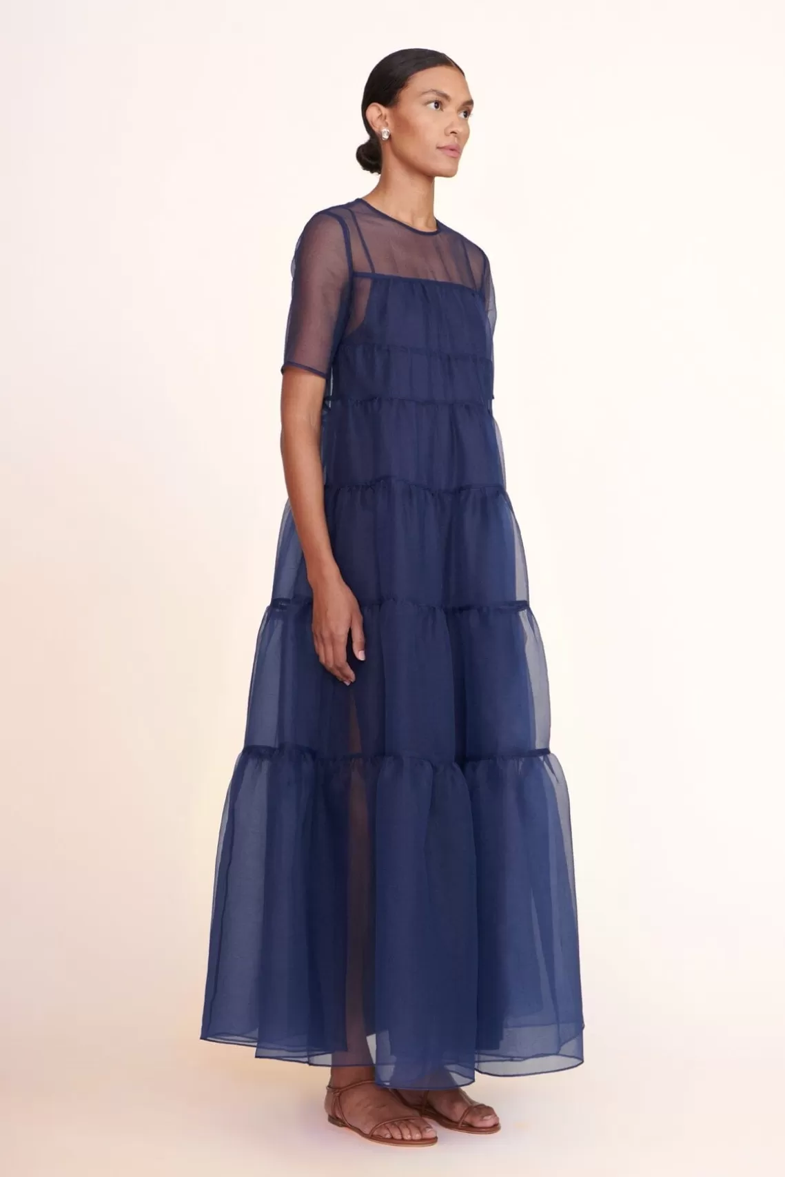 CLOTHING STAUD -HYACINTH DRESS - NAVY