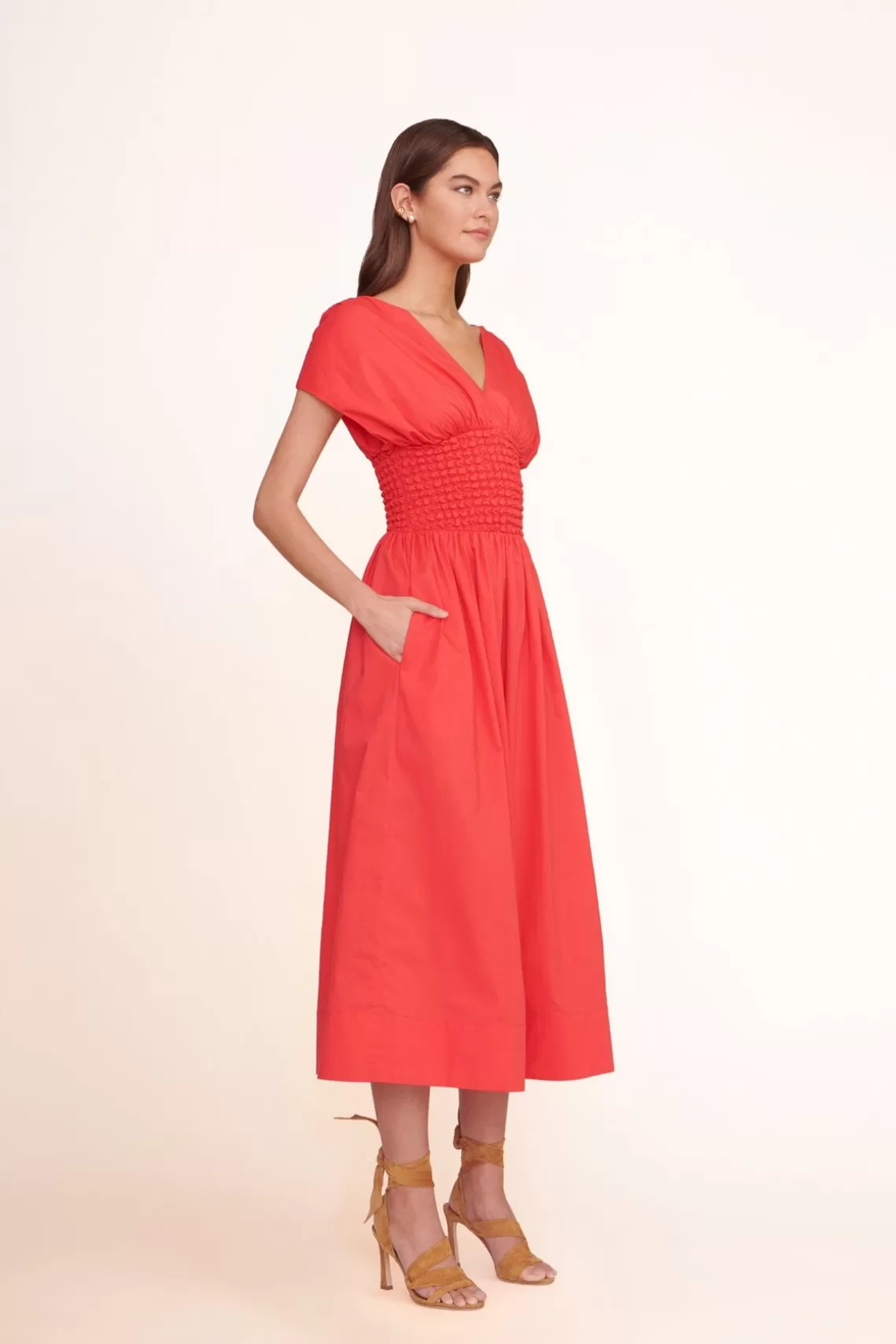 CLOTHING STAUD -JACKSON DRESS - HIBISCUS