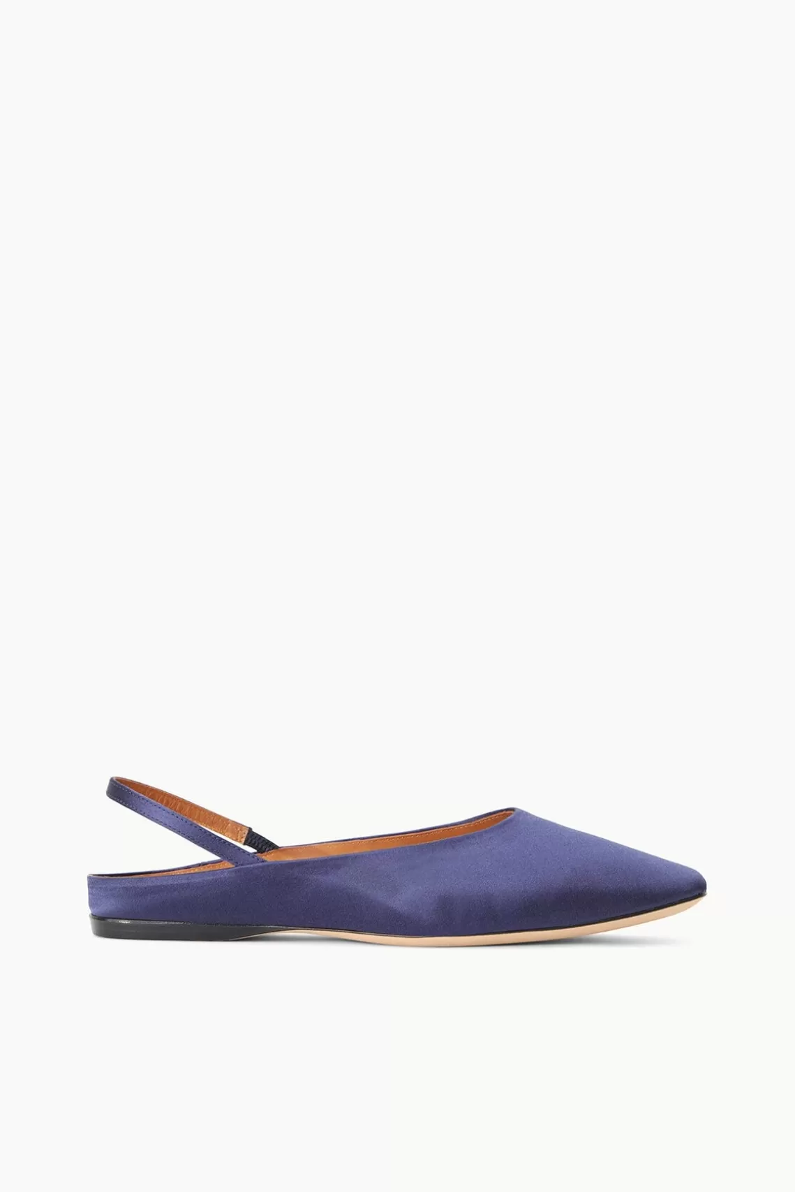 SHOES STAUD -JANINE MULE SATIN - NAVY