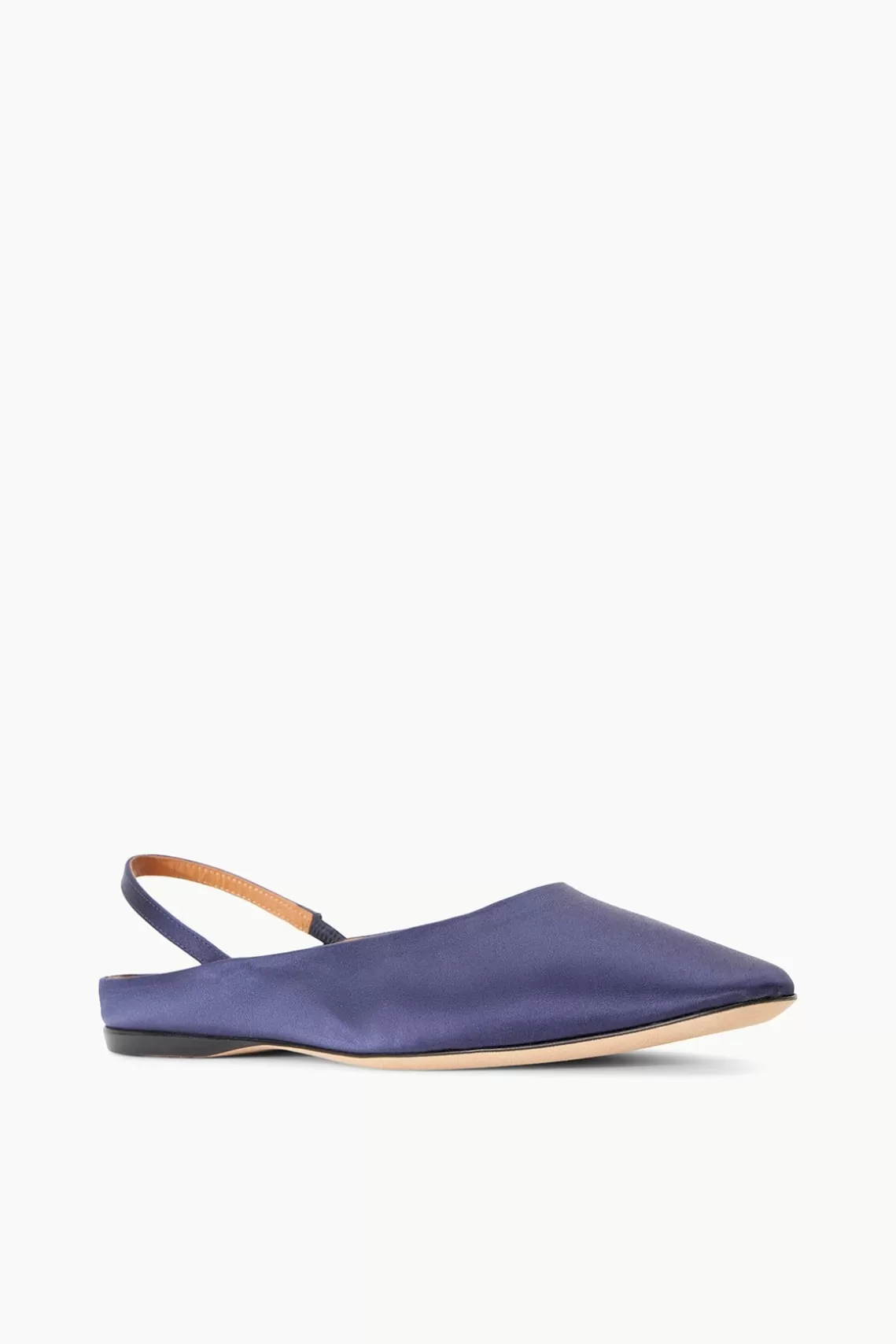 SHOES STAUD -JANINE MULE SATIN - NAVY