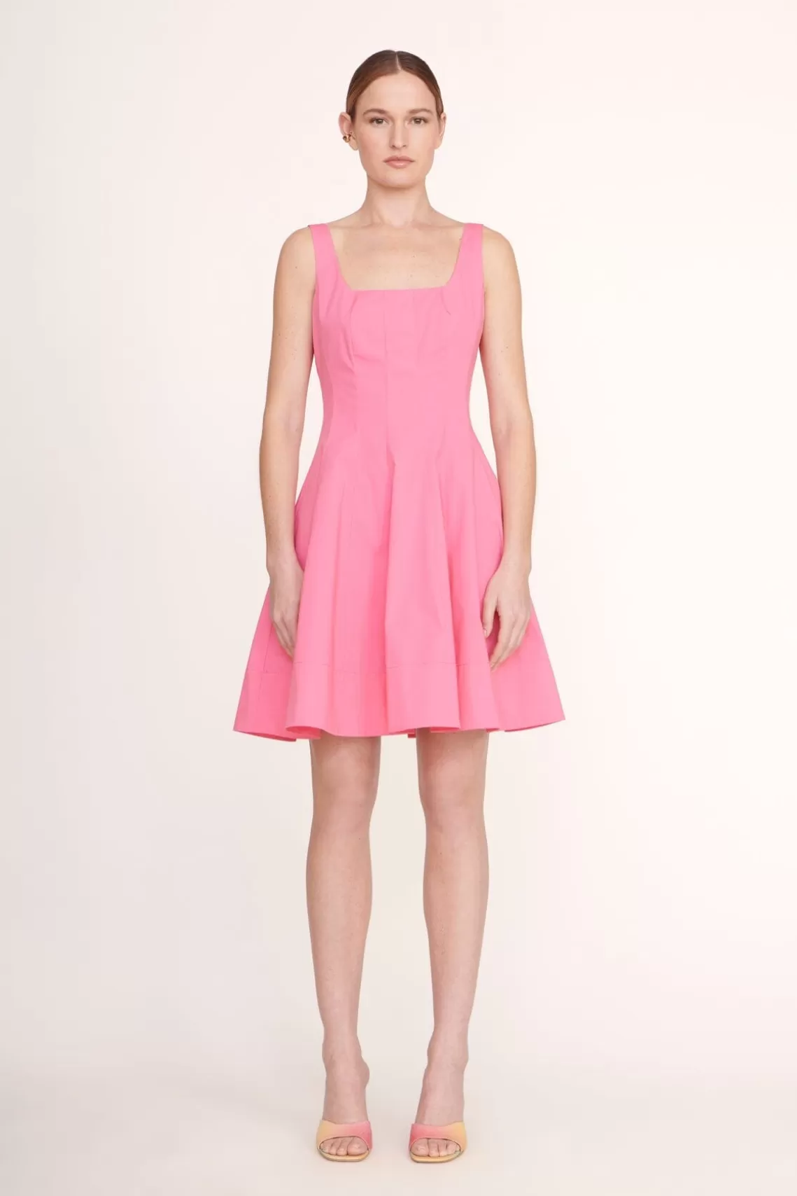 CLOTHING STAUD -MINI WELLS DRESS - PLUMERIA