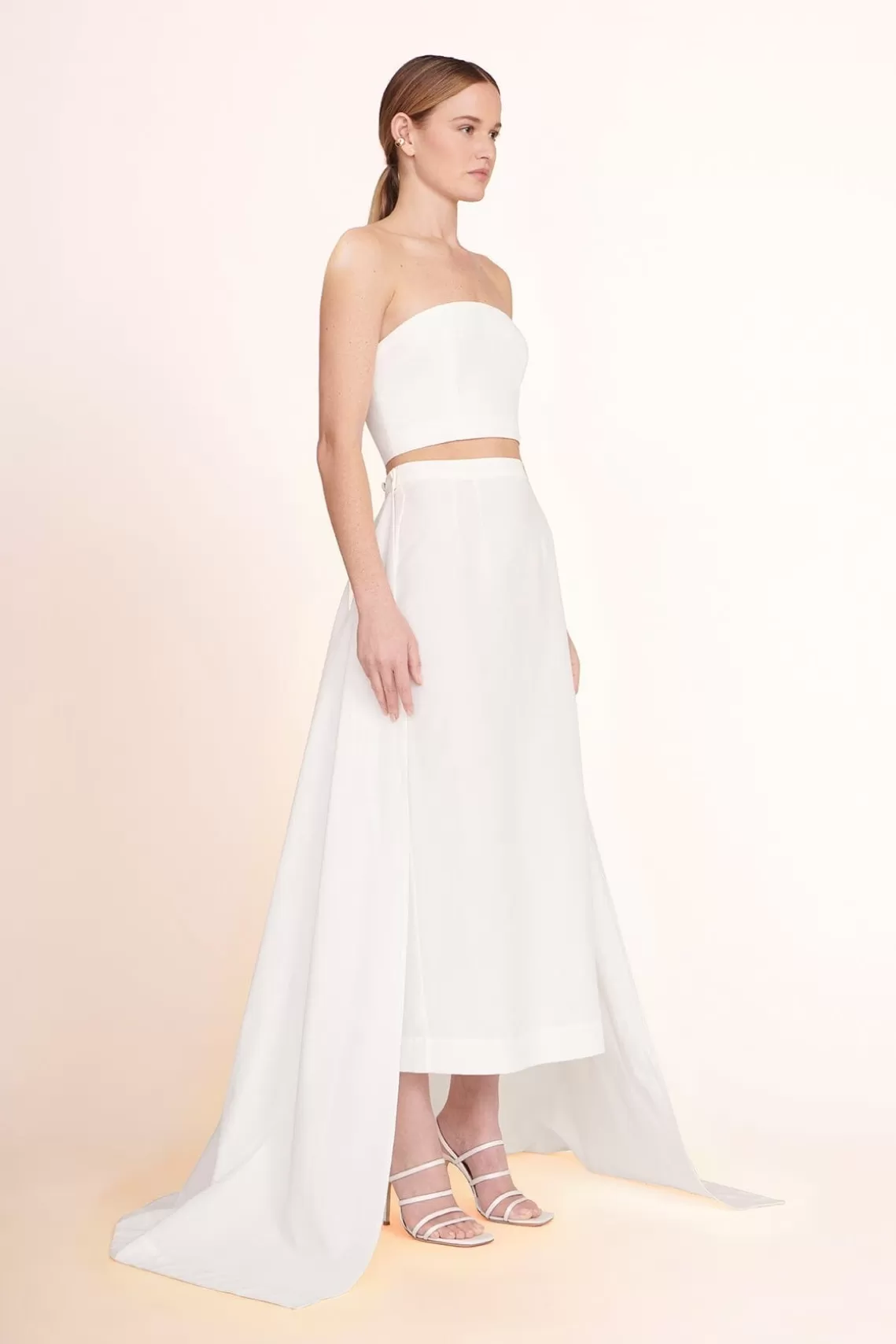 BRIDE STAUD Bridal Dresses-NYLA TOP - WHITE