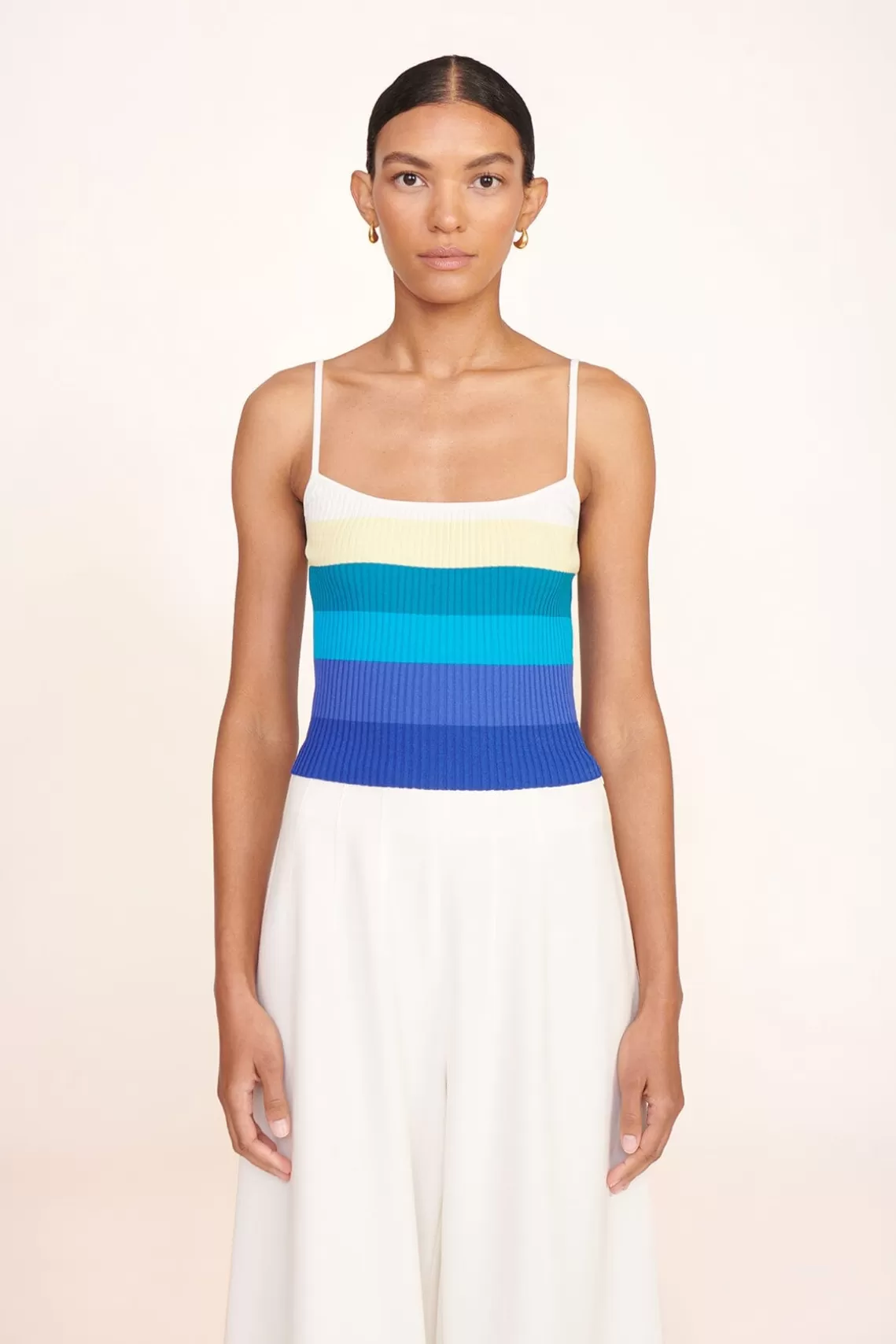 CLOTHING STAUD -SOLEIL TOP - PACIFIC STRIPE