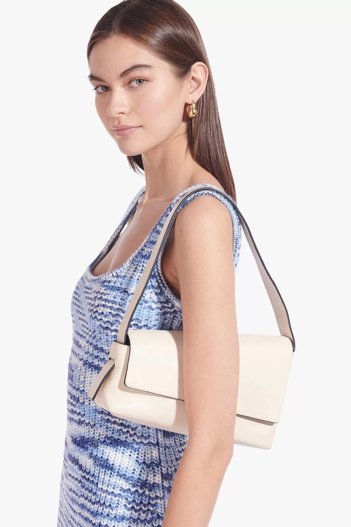 HANDBAGS STAUD - ACUTE SHOULDER BAG CREAM