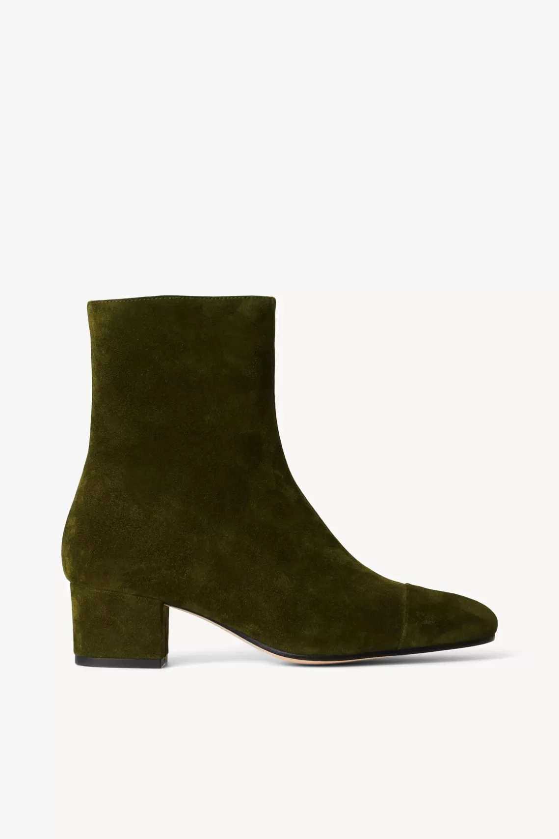 SHOES STAUD - AIMEE SHORT BOOT OLIVE SUEDE