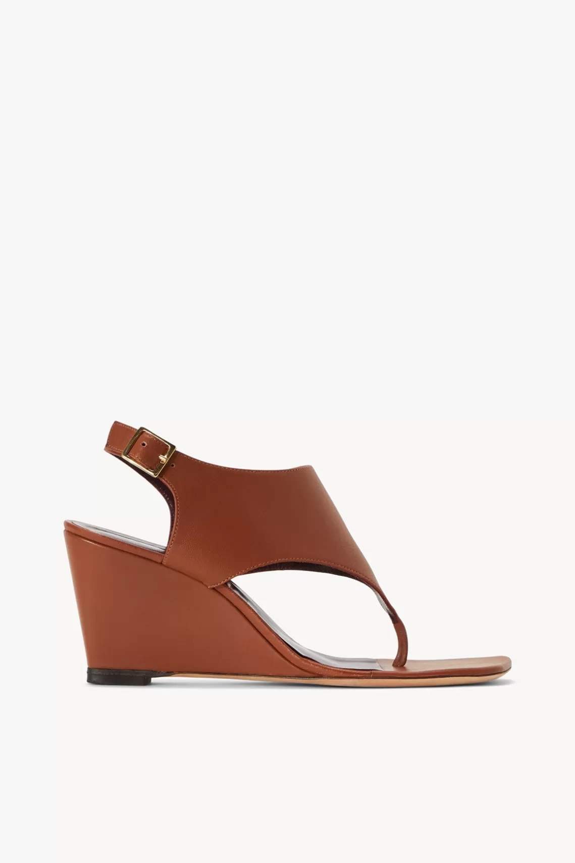 SHOES STAUD - ALEX WEDGE TAN