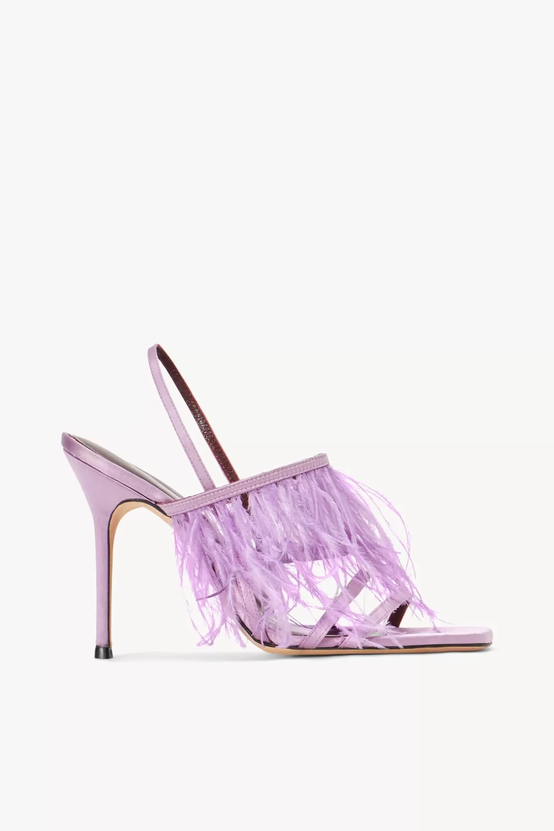 SHOES STAUD - ANISE FEATHER HEEL LILAC