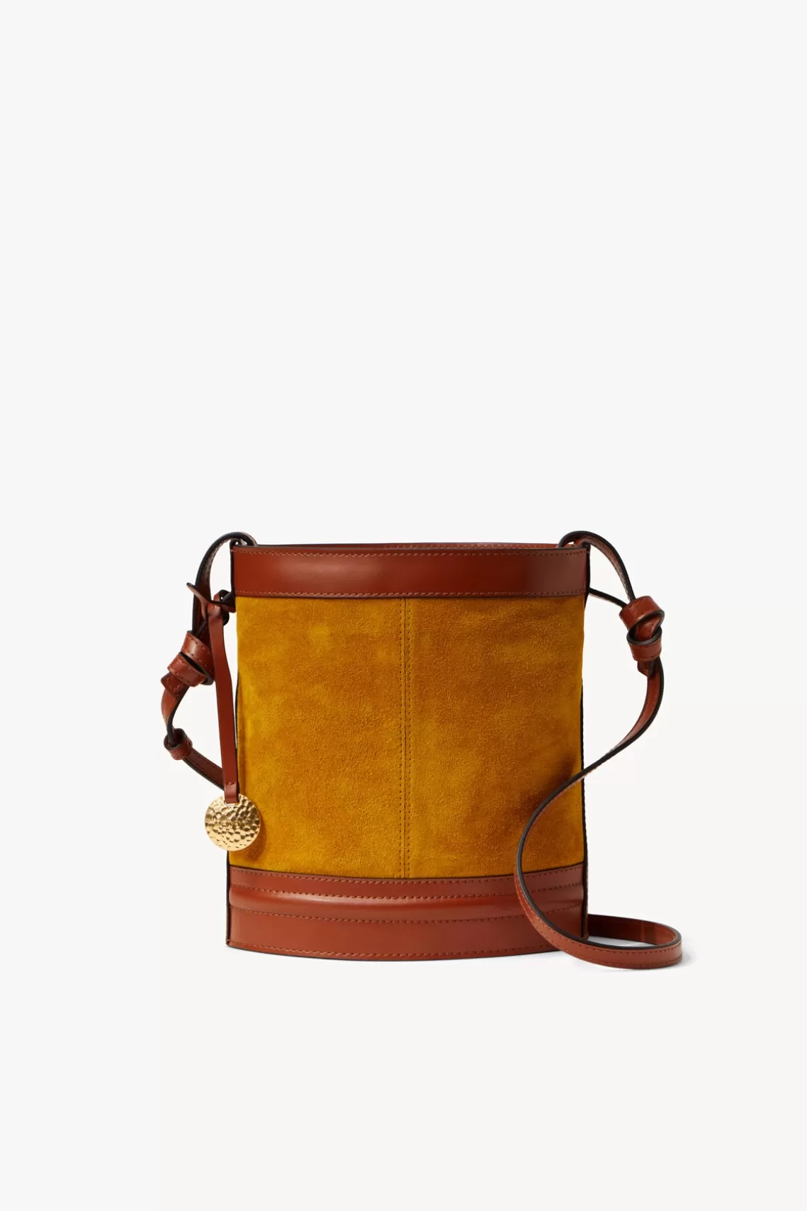 HANDBAGS STAUD - ANITA BUCKET BAG OCHER TAN