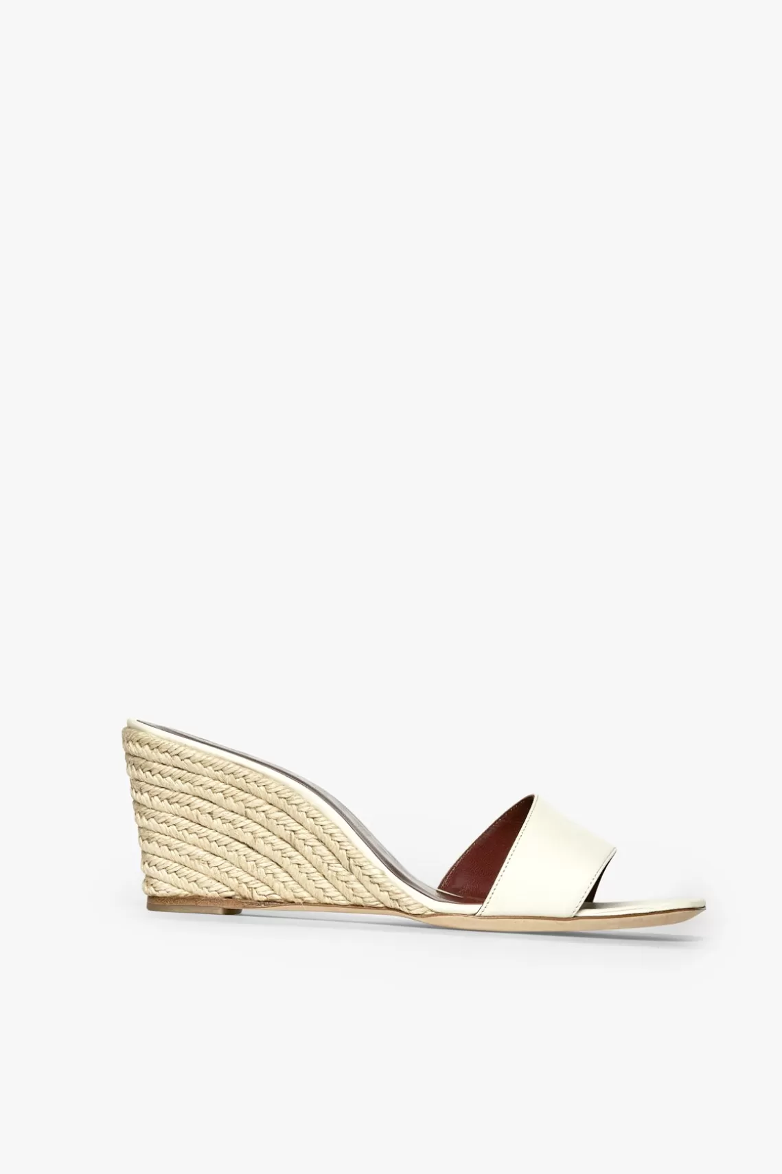 SHOES STAUD - BILLIE ESPADRILLE WEDGE NATURAL CREAM