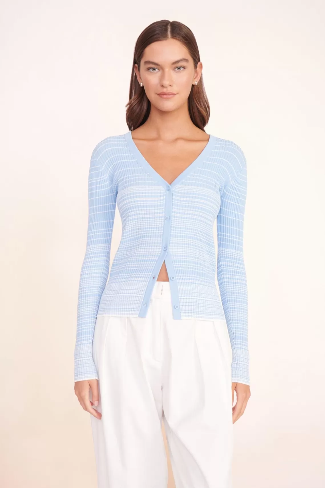 CLOTHING STAUD - CARGO SWEATER FRENCH BLUE WHITE