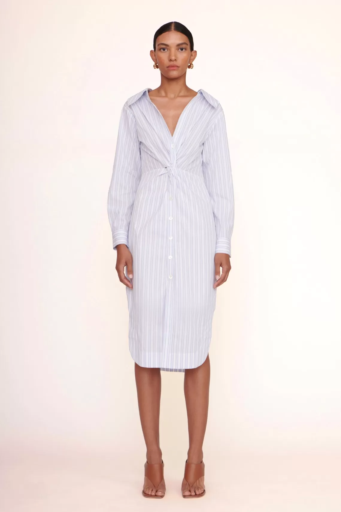 CLOTHING STAUD - CLEA DRESS MIST STRIPE