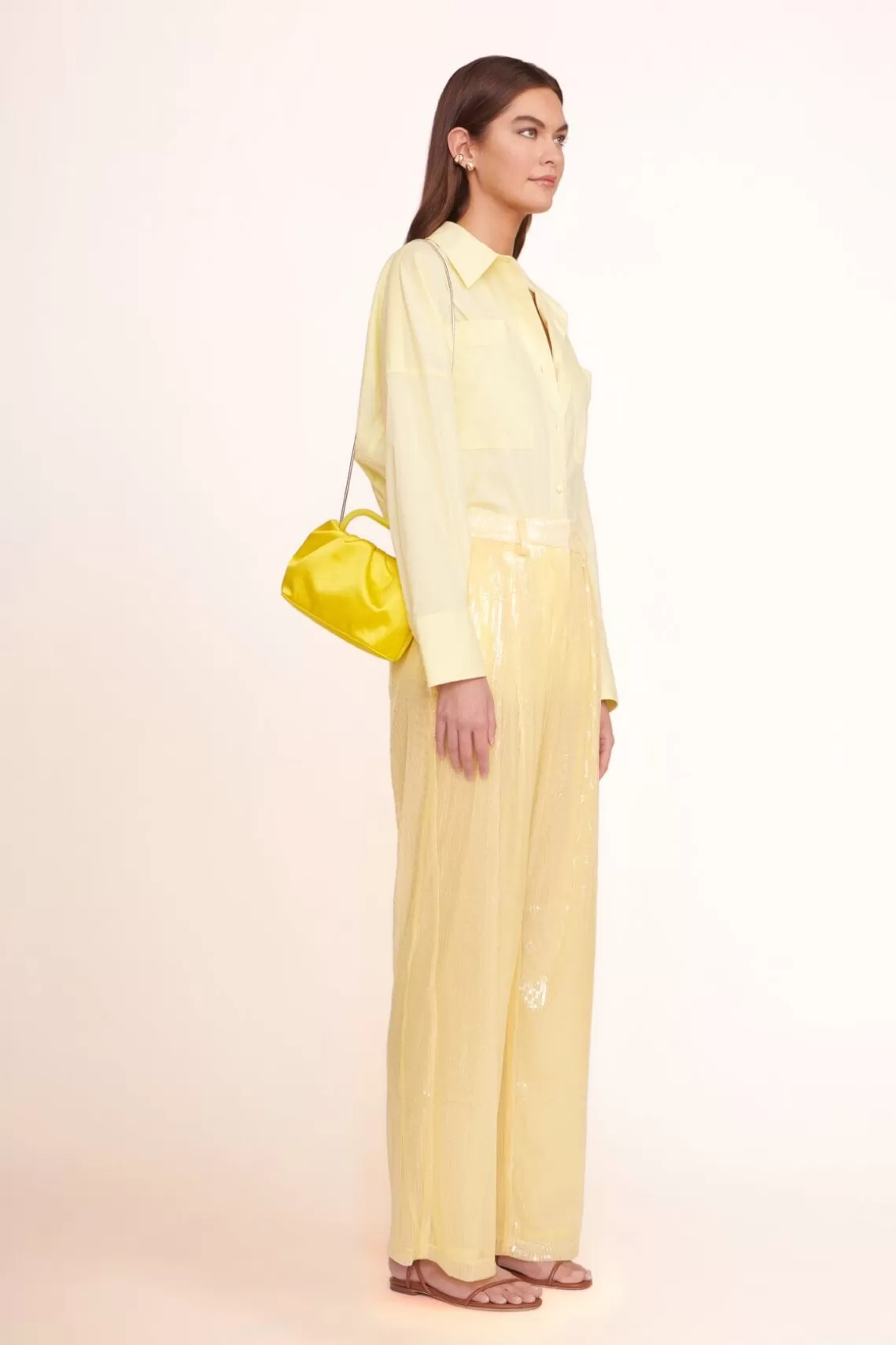 BRIDE STAUD Occasion Dresses- CORY BAG SATIN CITRON