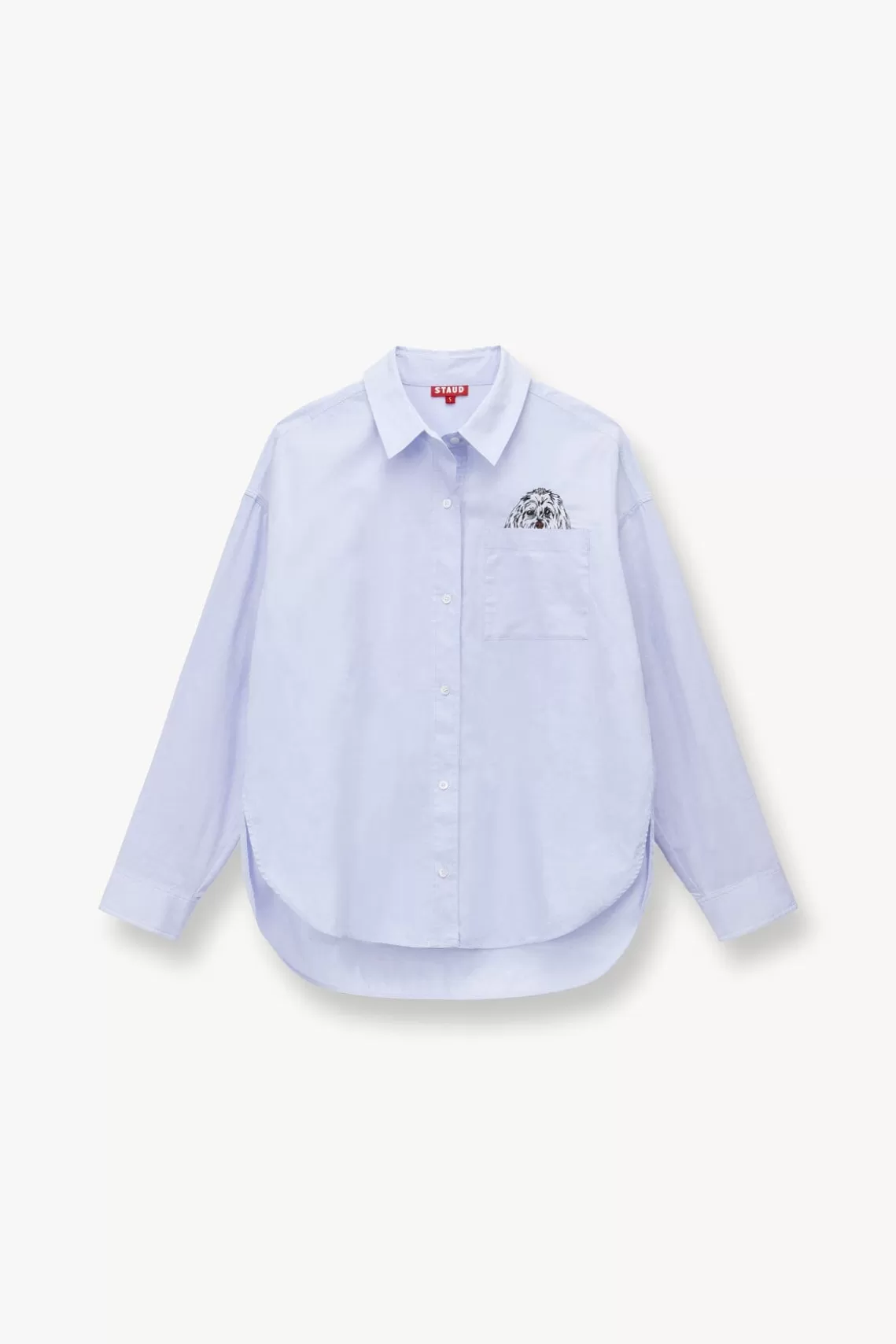 PET STAUD Pet Ready To Wear- CUSTOM CLASSIC OVERSIZED SHIRT OXFORD BLUE