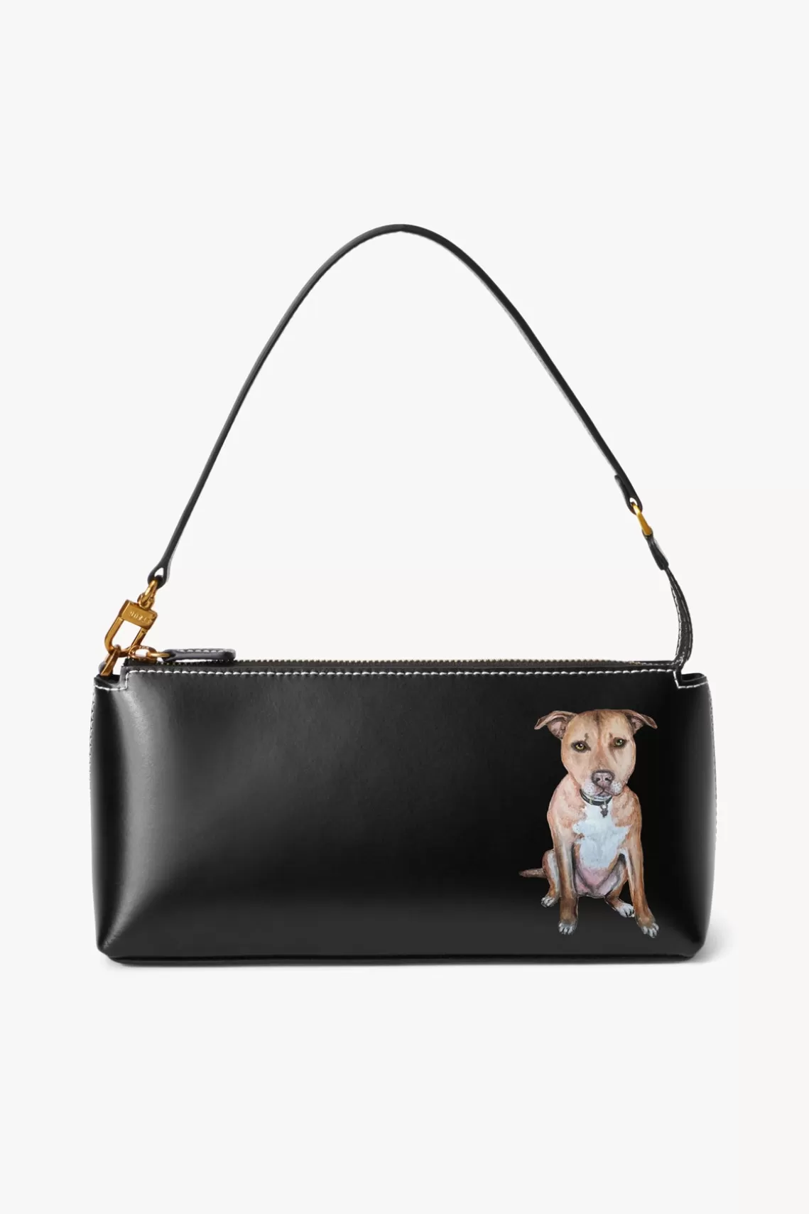 PET STAUD Pet Handbags- CUSTOM KAIA SHOULDER BAG BLACK