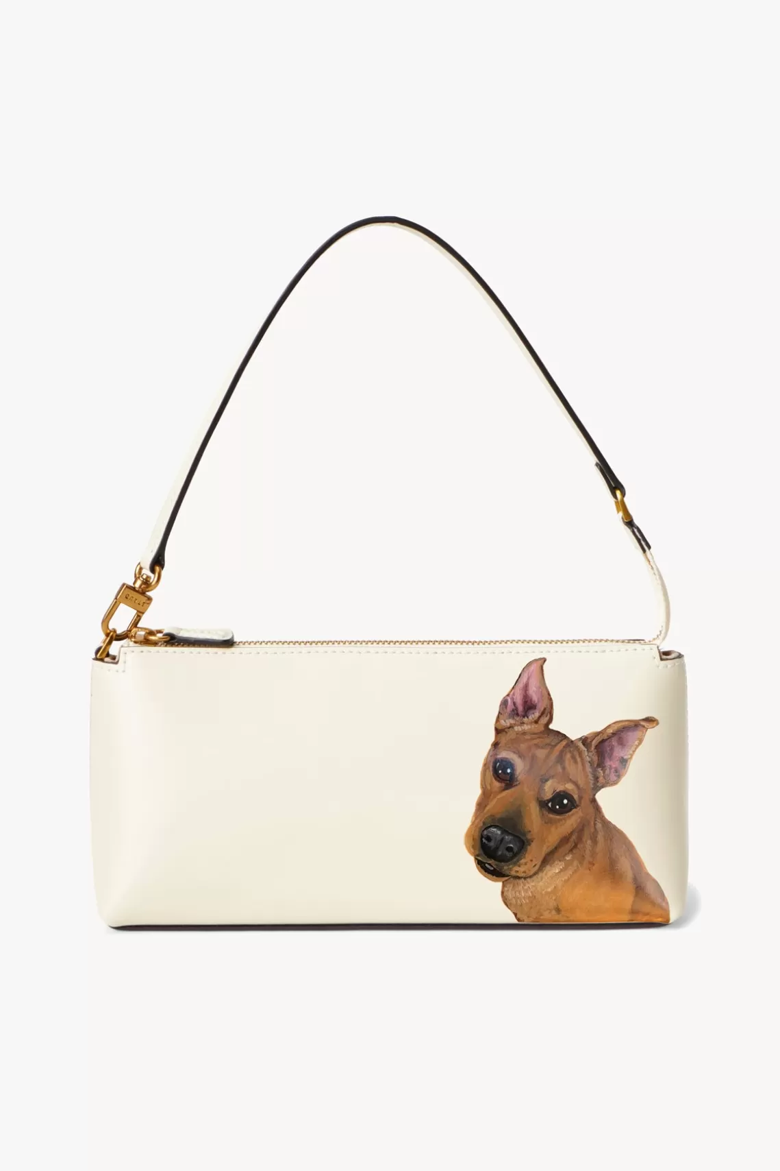 PET STAUD Pet Handbags- CUSTOM KAIA SHOULDER BAG CREAM