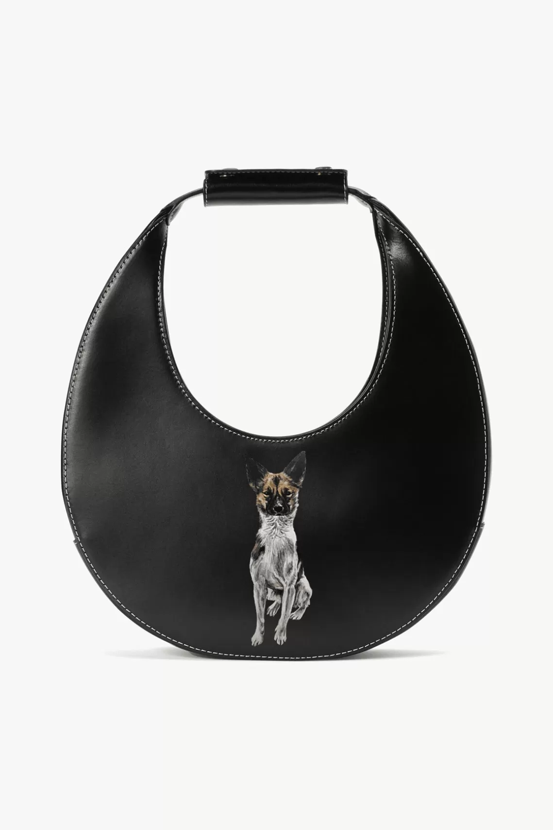 PET STAUD Pet Handbags- CUSTOM MOON BAG BLACK