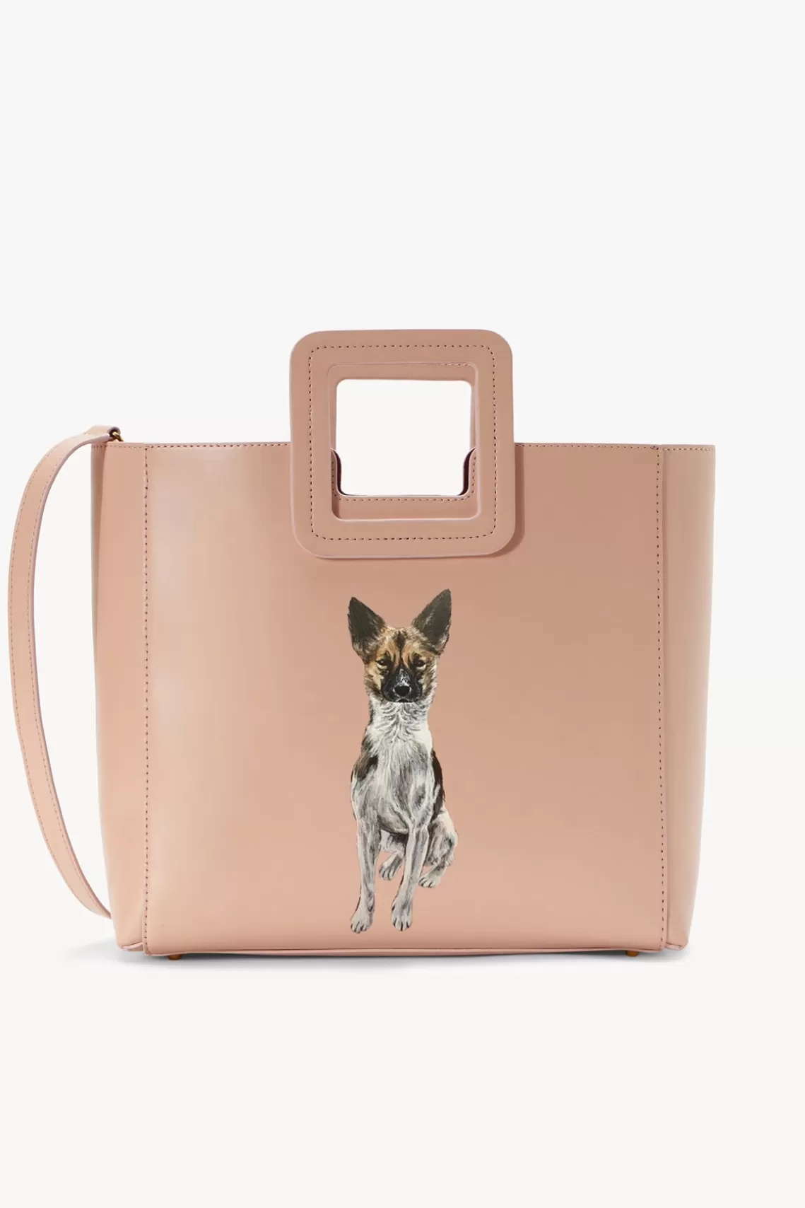 PET STAUD Pet Handbags- CUSTOM SHIRLEY LEATHER BAG BLUSH