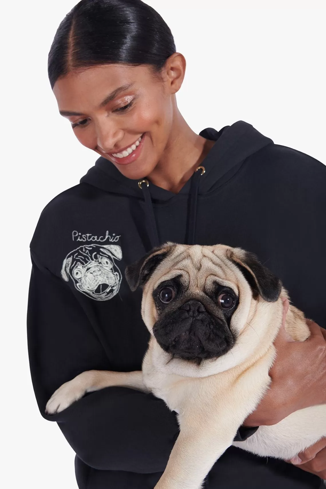 PET STAUD Pet Sweats & Knits- CUSTOM x C.BONZ HOODED SWEATSHIRT BLACK