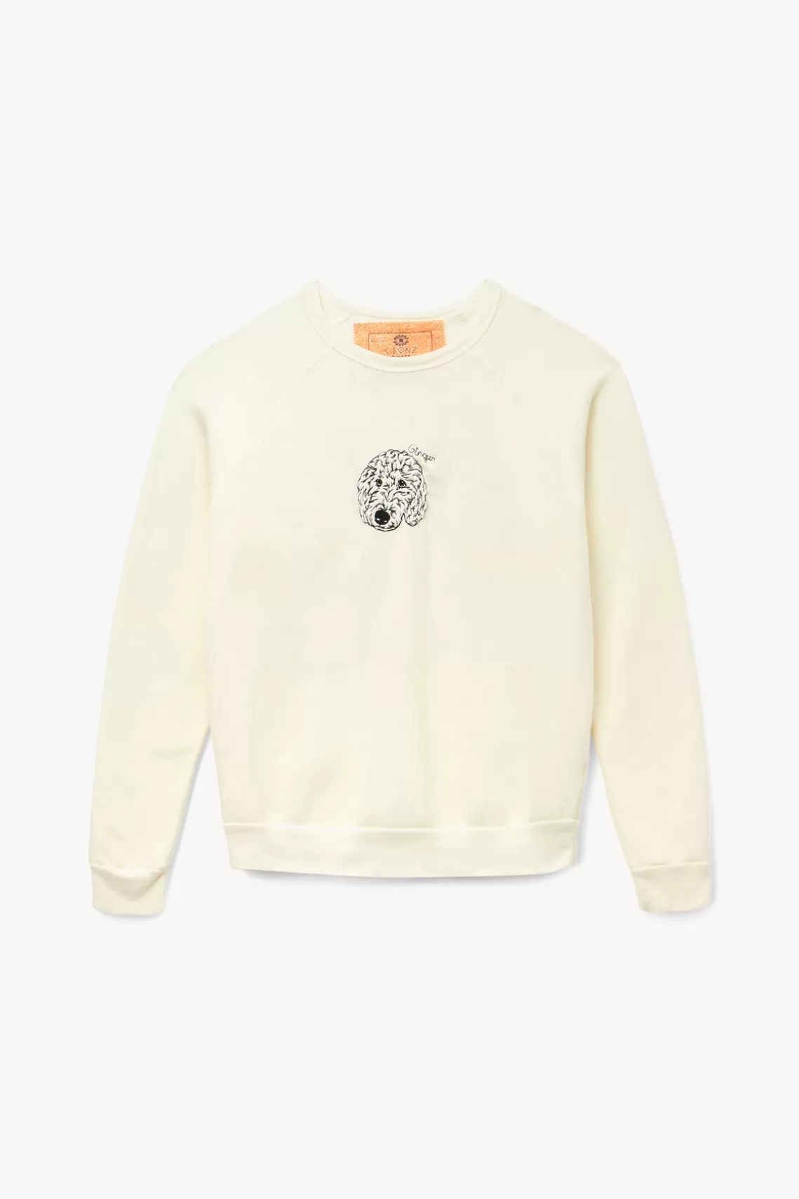 PET STAUD Pet Sweats & Knits- CUSTOM SWEATSHIRT CREAM