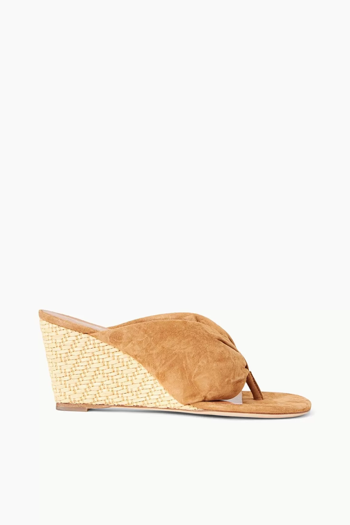 SHOES STAUD - DAHLIA WEDGE CASHEW SUEDE NATURAL RAFFIA CASHEW NATURAL