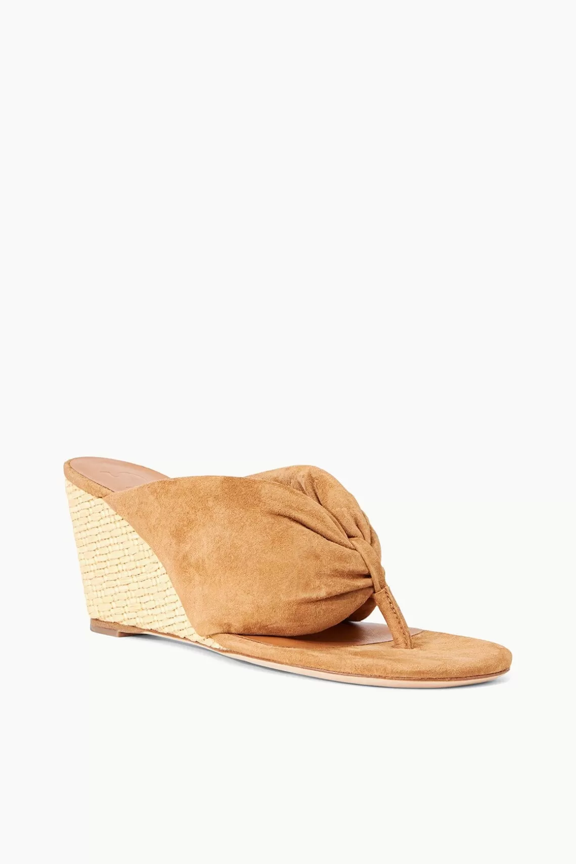 SHOES STAUD - DAHLIA WEDGE CASHEW SUEDE NATURAL RAFFIA CASHEW NATURAL