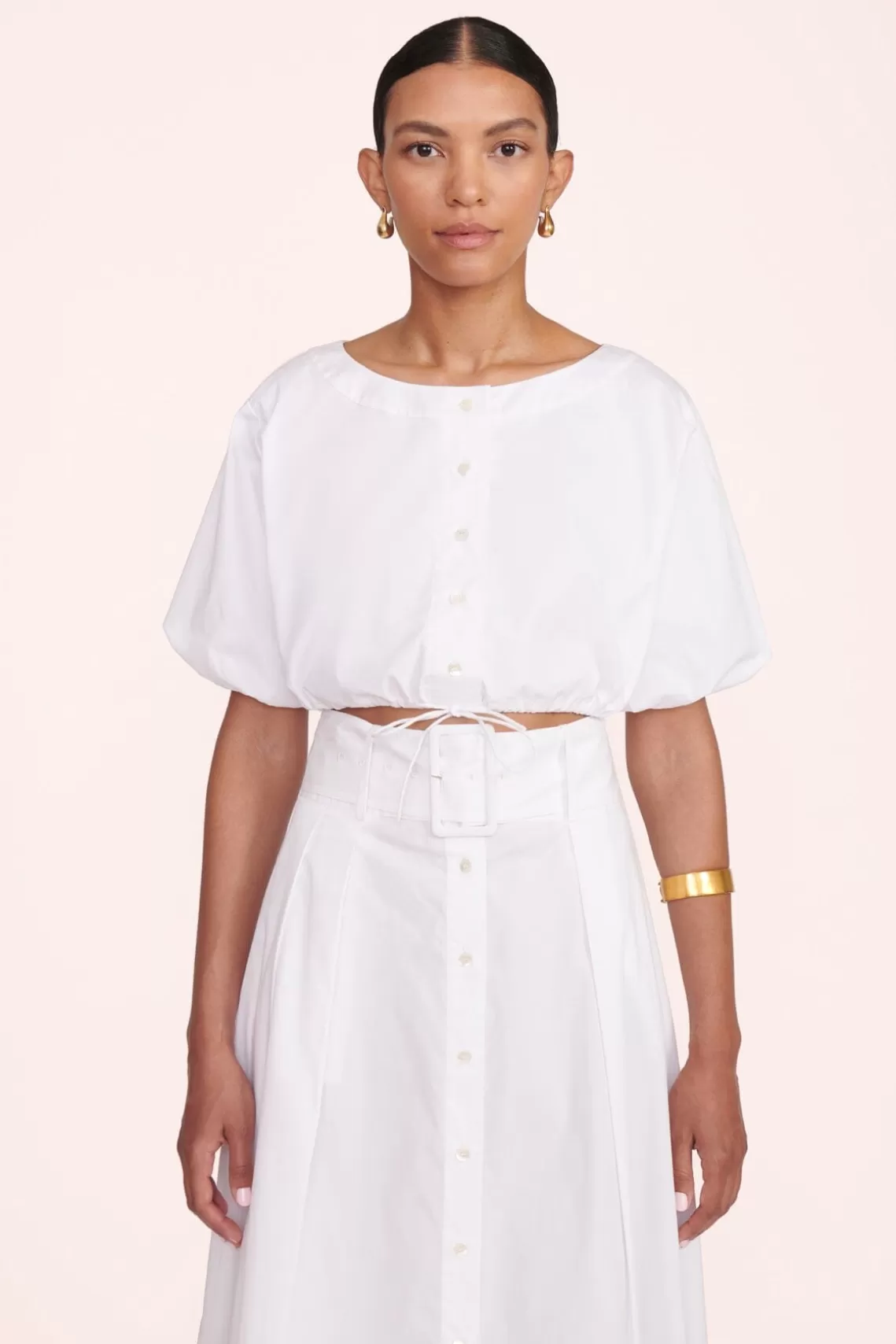 CLOTHING STAUD - ELLINGTON TOP WHITE