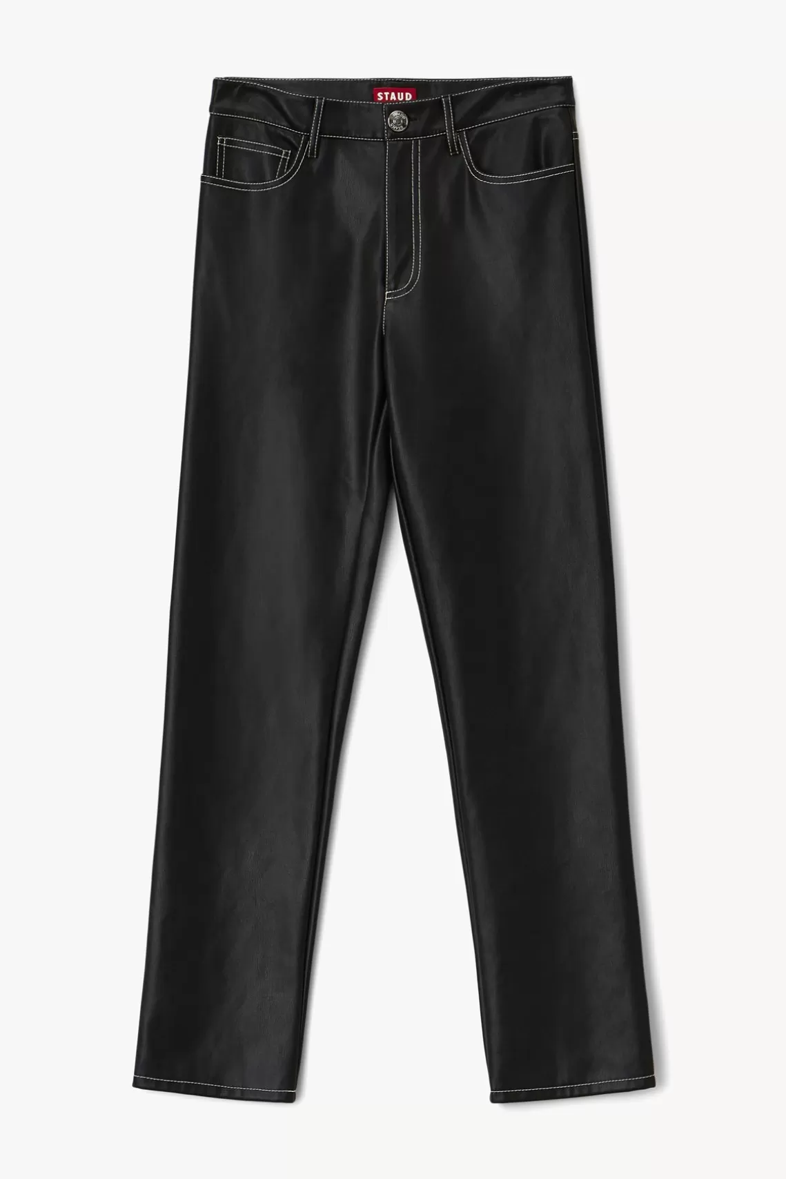 CLOTHING STAUD - ELLIOT PANT VEGAN LEATHER BLACK