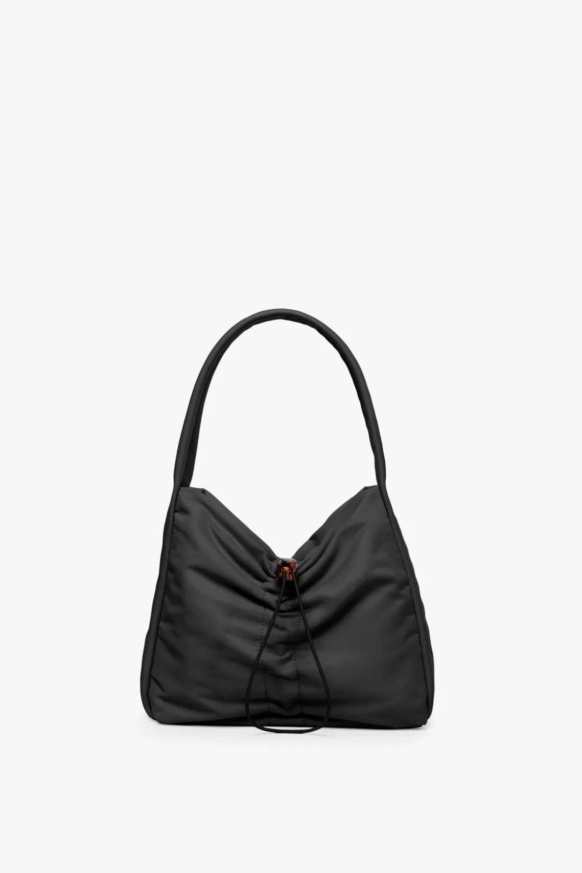 HANDBAGS STAUD - FELIX NYLON SHOULDER BAG BLACK