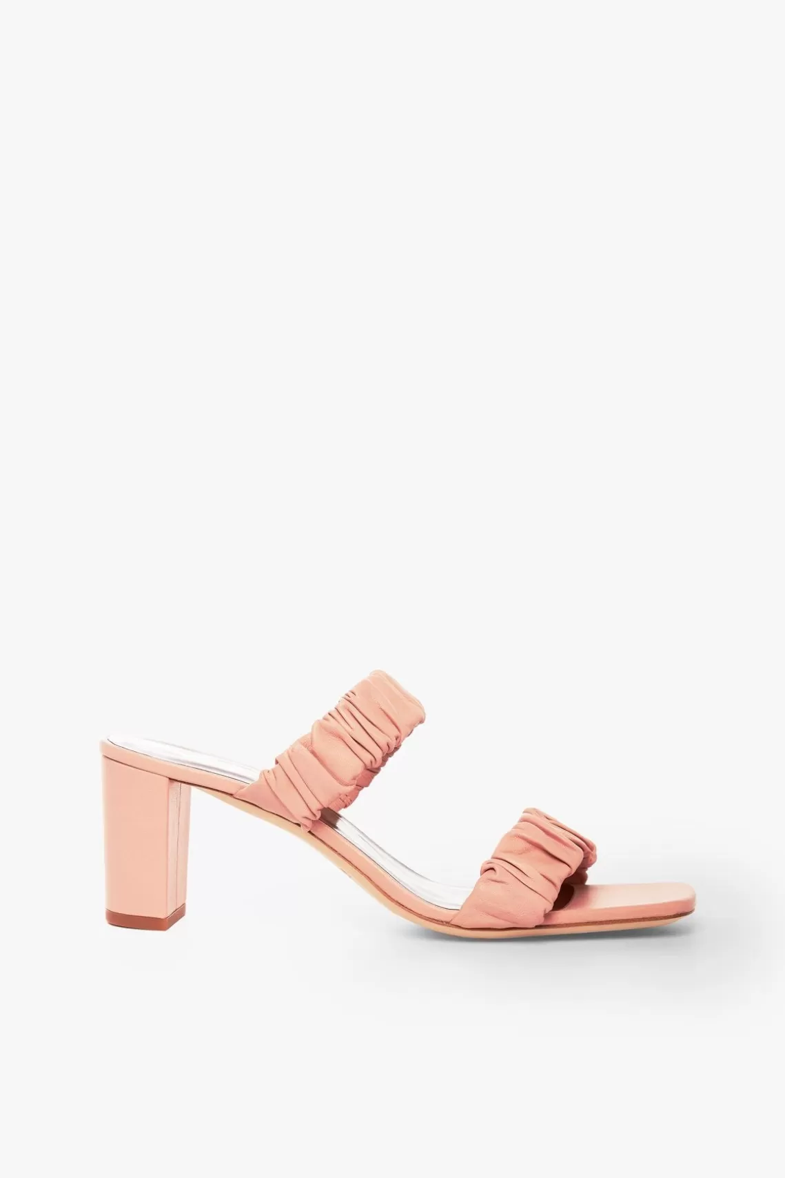 SHOES STAUD - FRANKIE RUCHED SANDAL DARK BLUSH