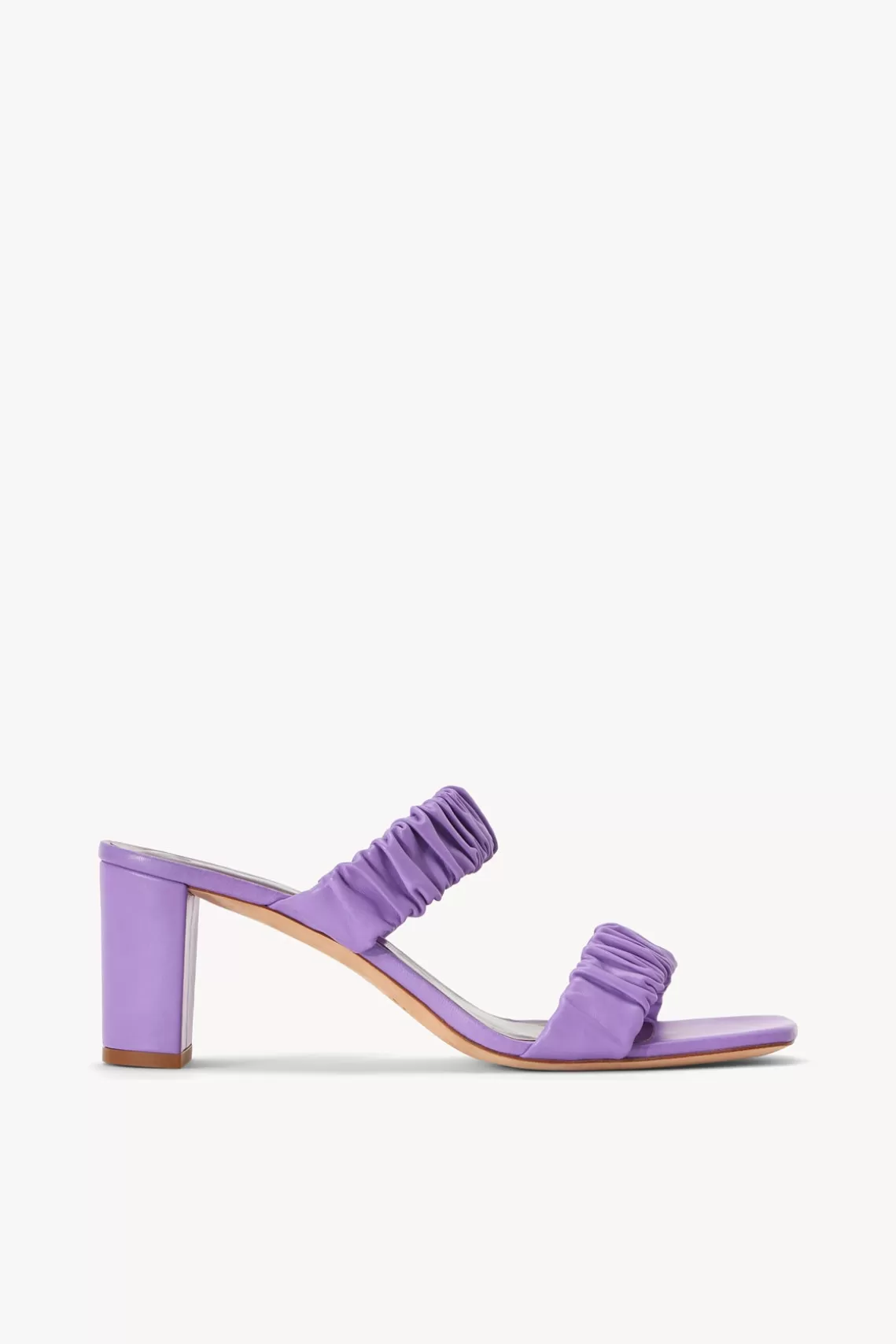 SHOES STAUD - FRANKIE RUCHED SANDAL LILAC