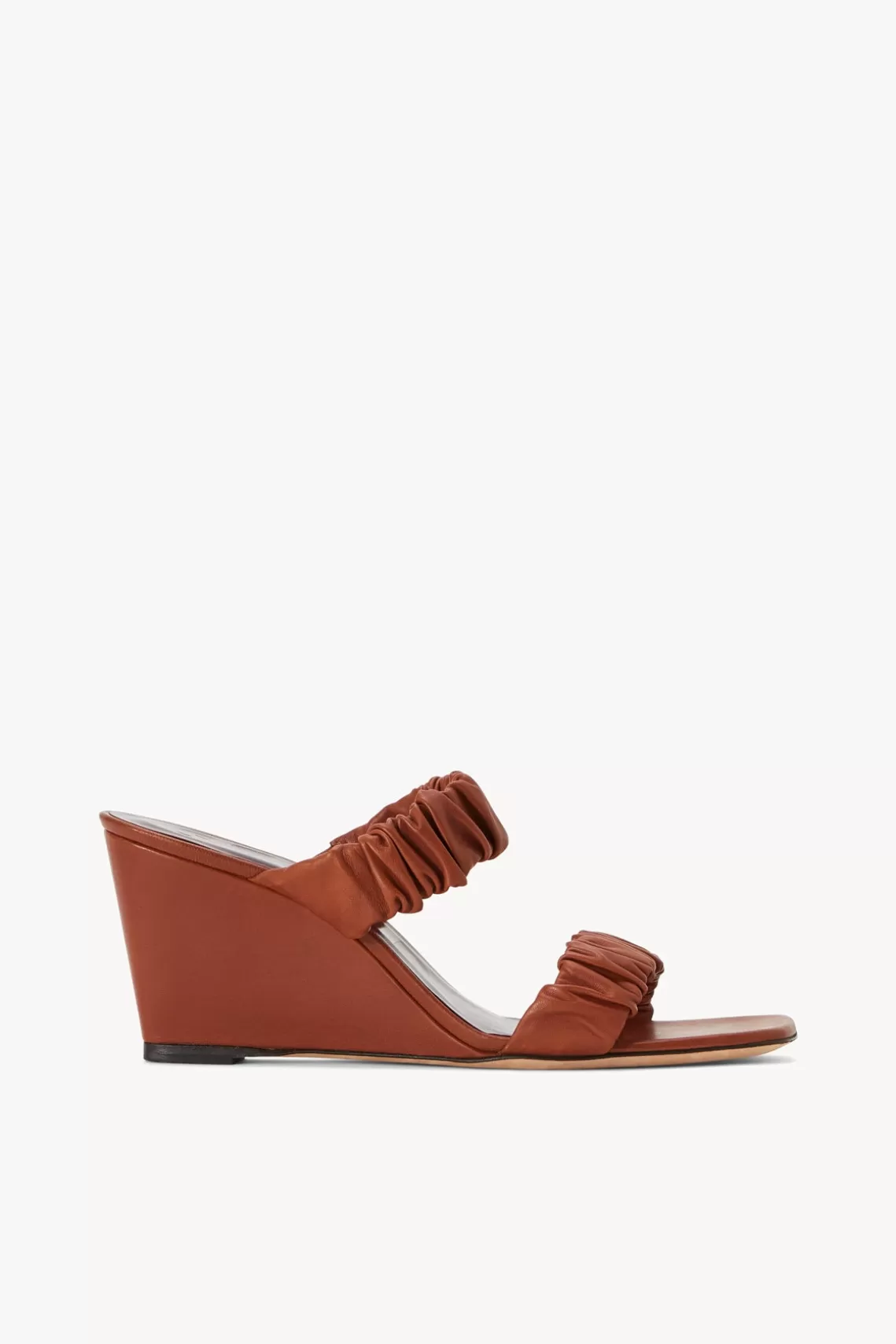 SHOES STAUD - FRANKIE WEDGE TAN