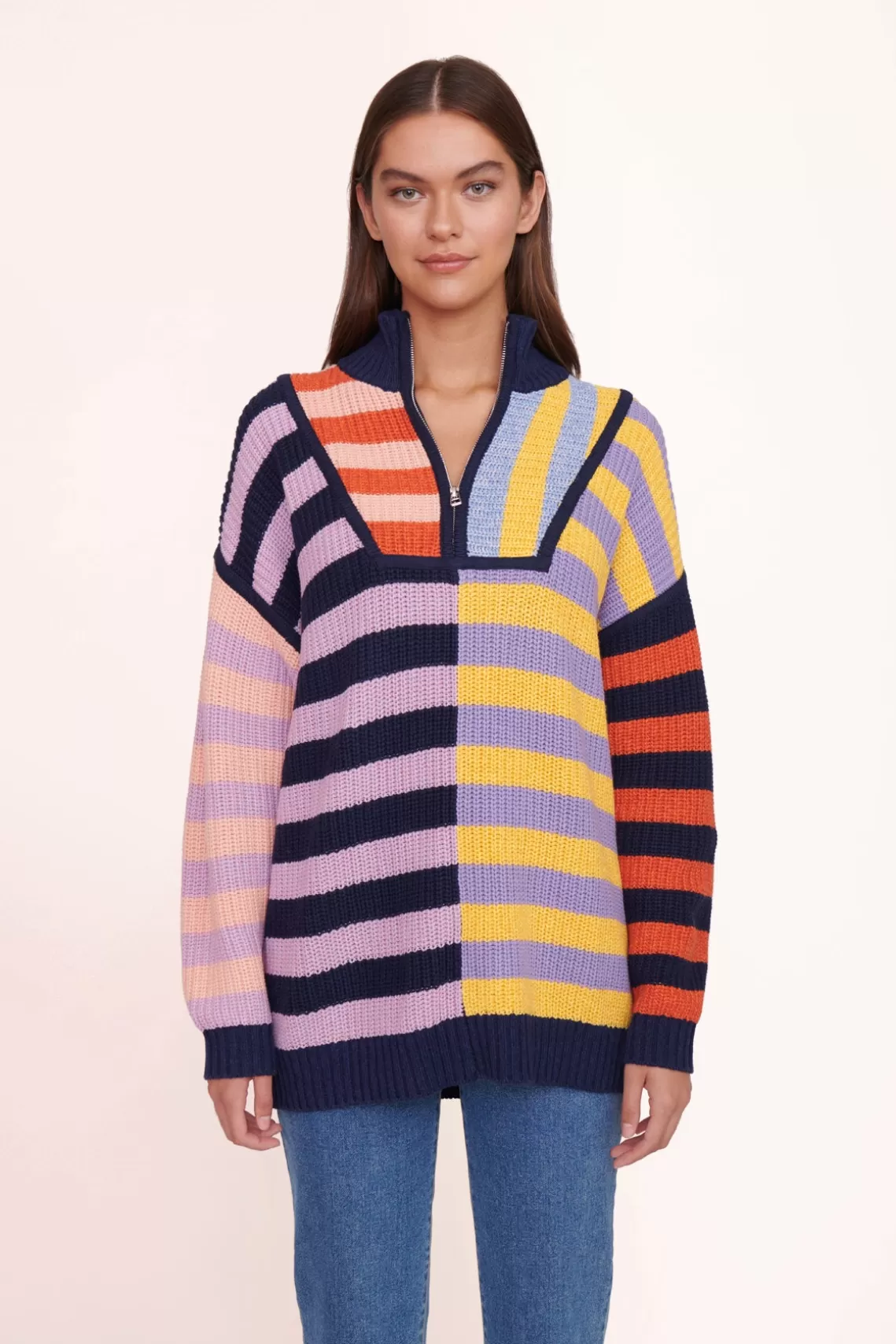 CLOTHING STAUD - HAMPTON SWEATER ACID RAINBOW