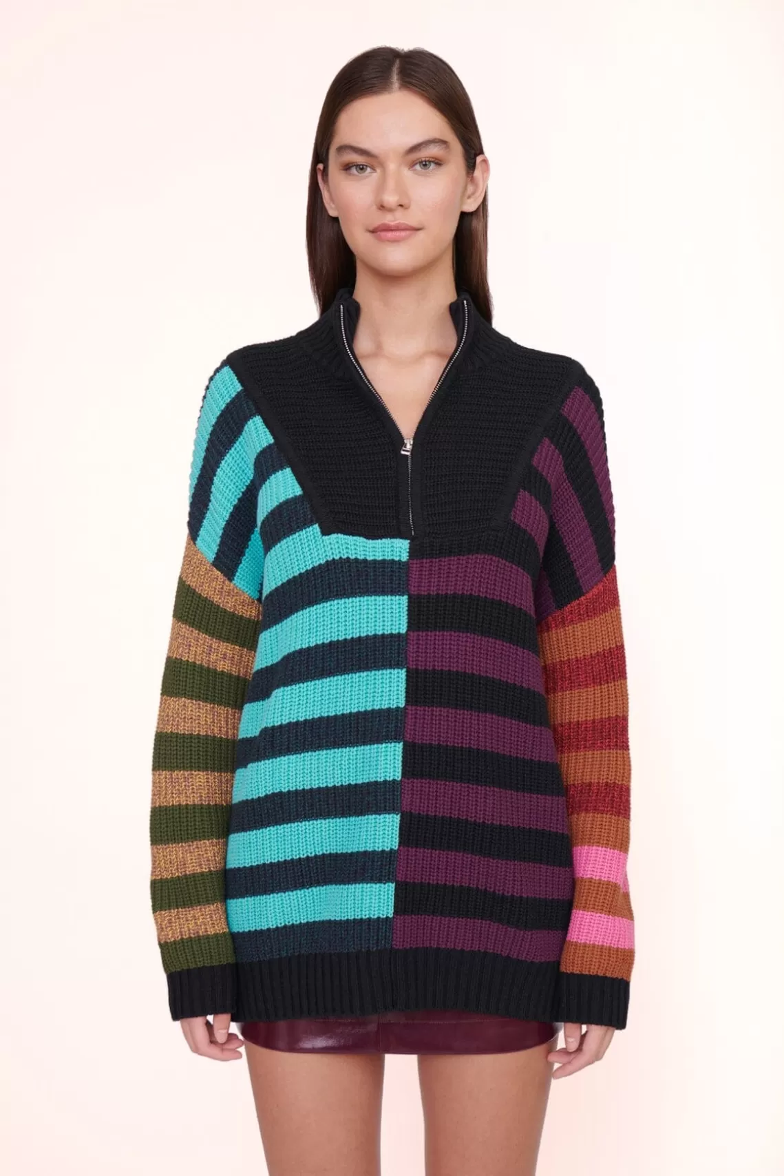 CLOTHING STAUD - HAMPTON SWEATER MOSAIC STRIPE