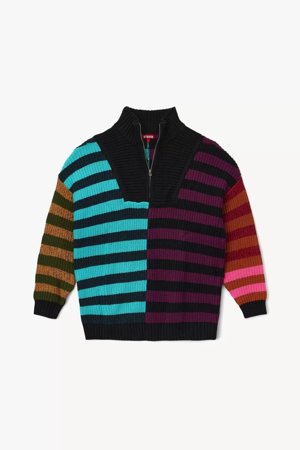 CLOTHING STAUD - HAMPTON SWEATER MOSAIC STRIPE