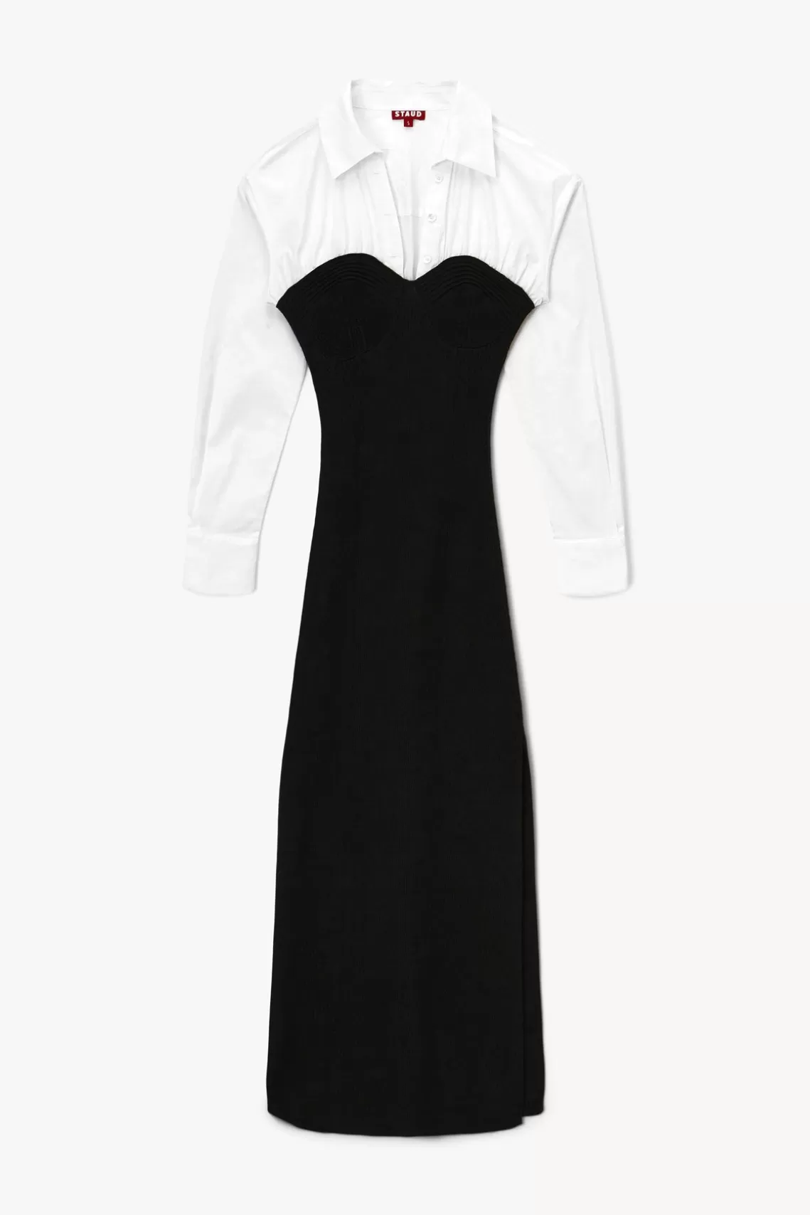 CLOTHING STAUD - HAZEL DRESS BLACK WHITE