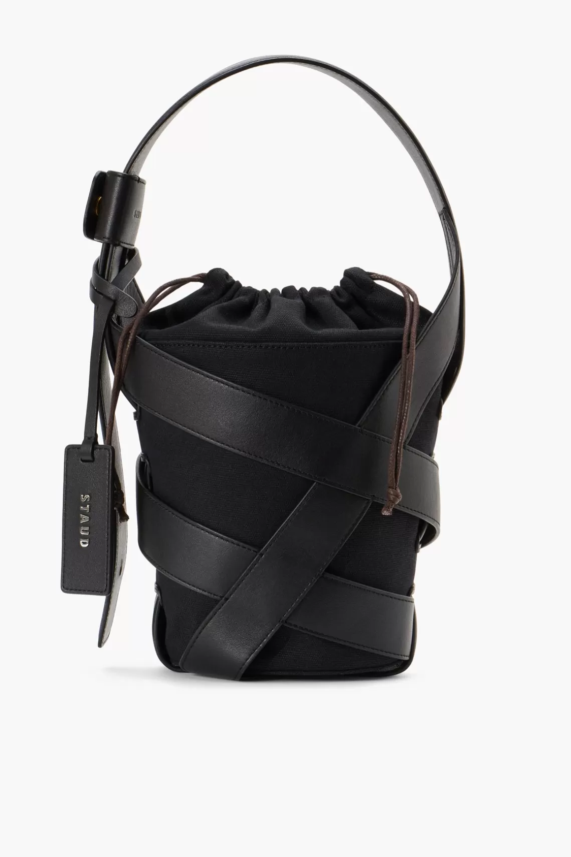 HANDBAGS STAUD - HIVE BUCKET BAG BLACK