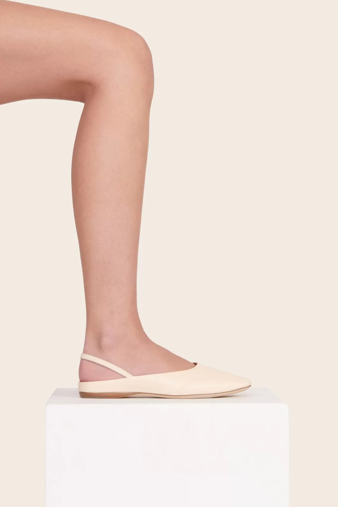 SHOES STAUD - JANINE MULE CREAM