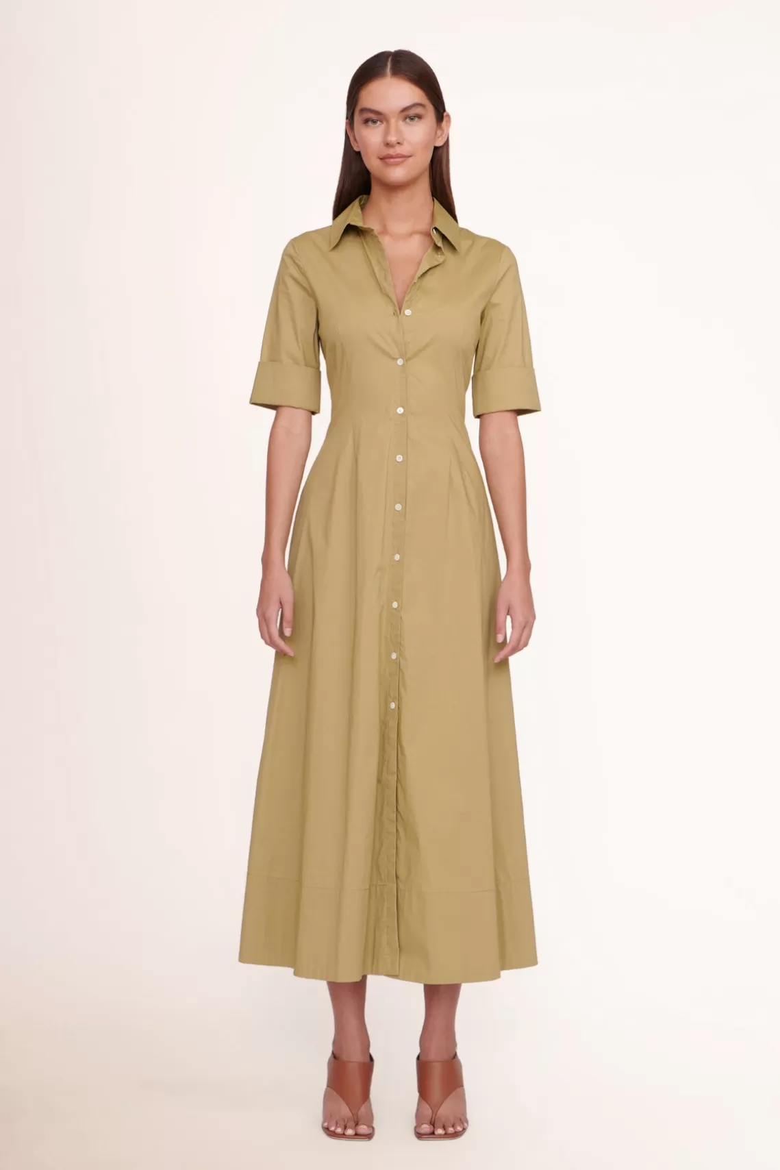 CLOTHING STAUD - JOAN MAXI DRESS KHAKI