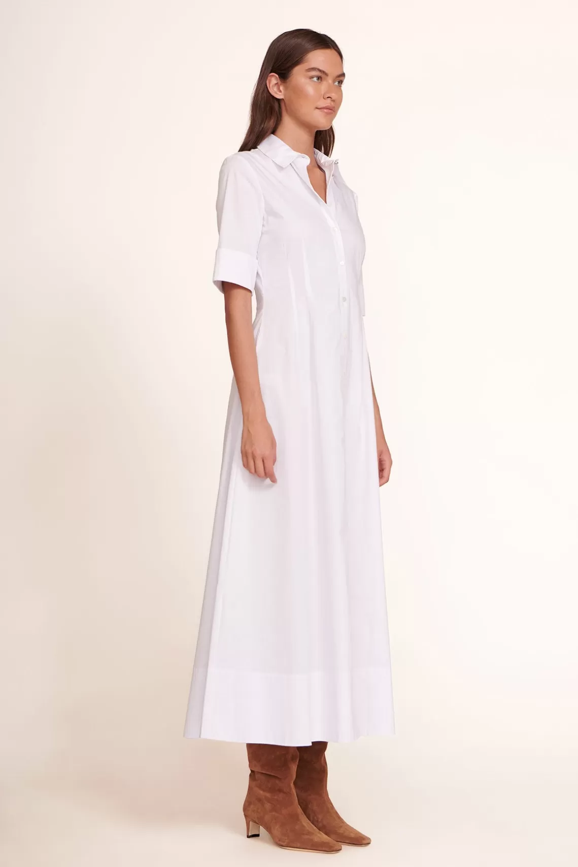 CLOTHING STAUD - JOAN MAXI DRESS WHITE